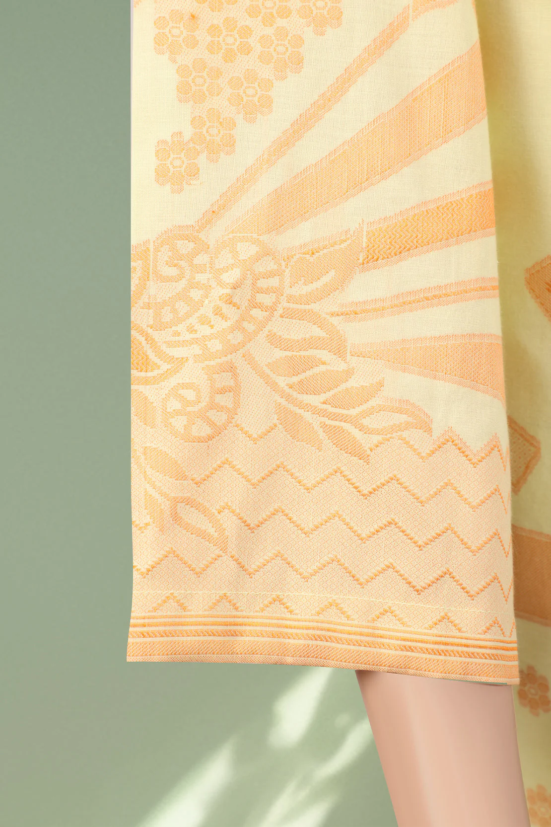 Unstitched Jacquard Cotton Shirt - Image 3