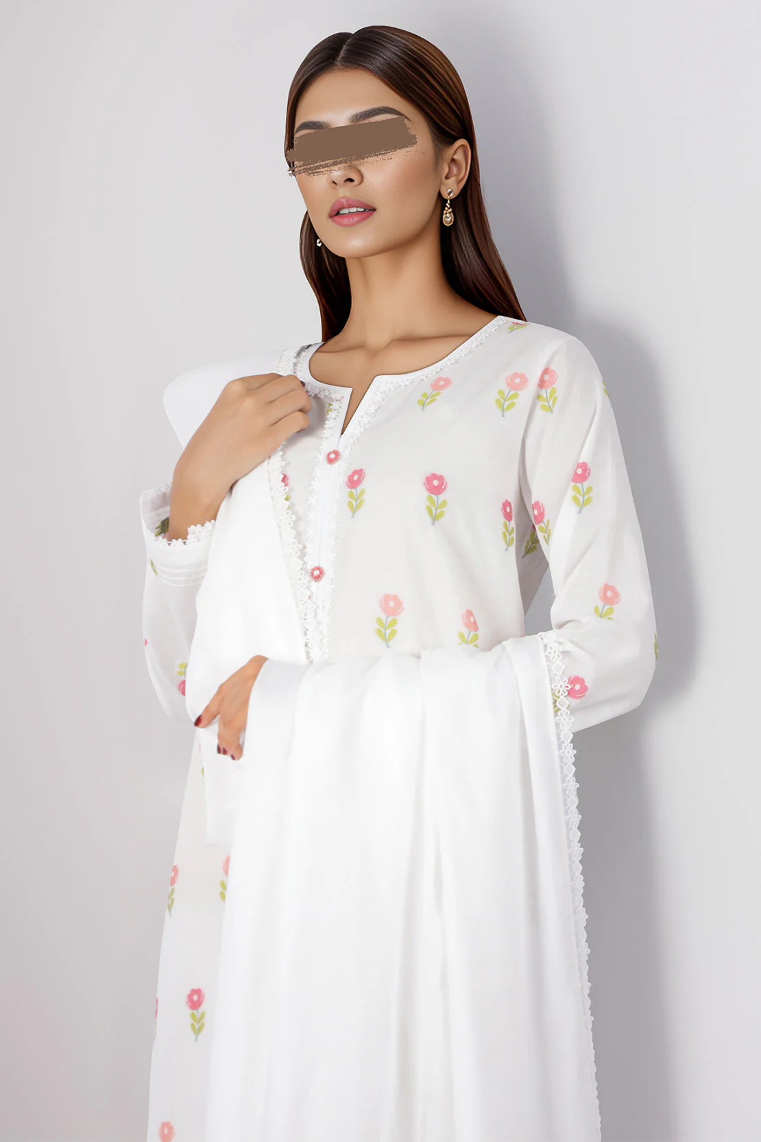 Unstitched Jacquard Cotton Shirt - Image 2