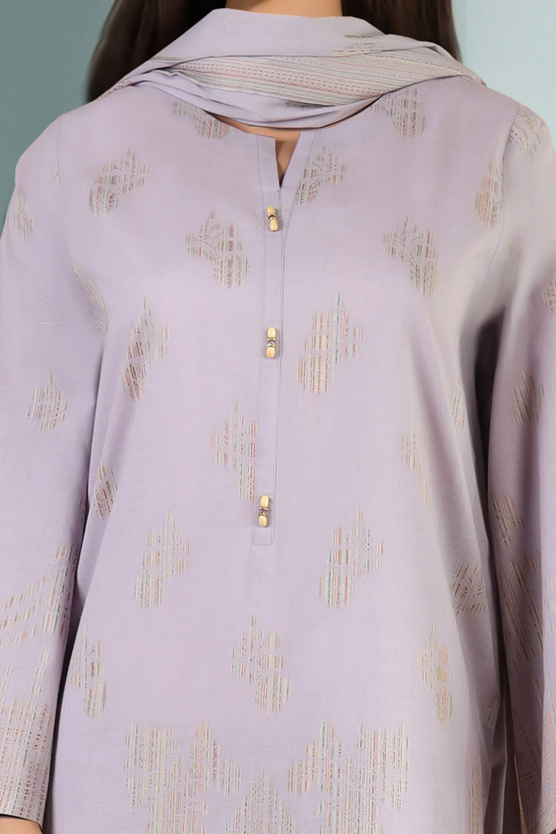 Unstitched Jacquard Cotton Shirt