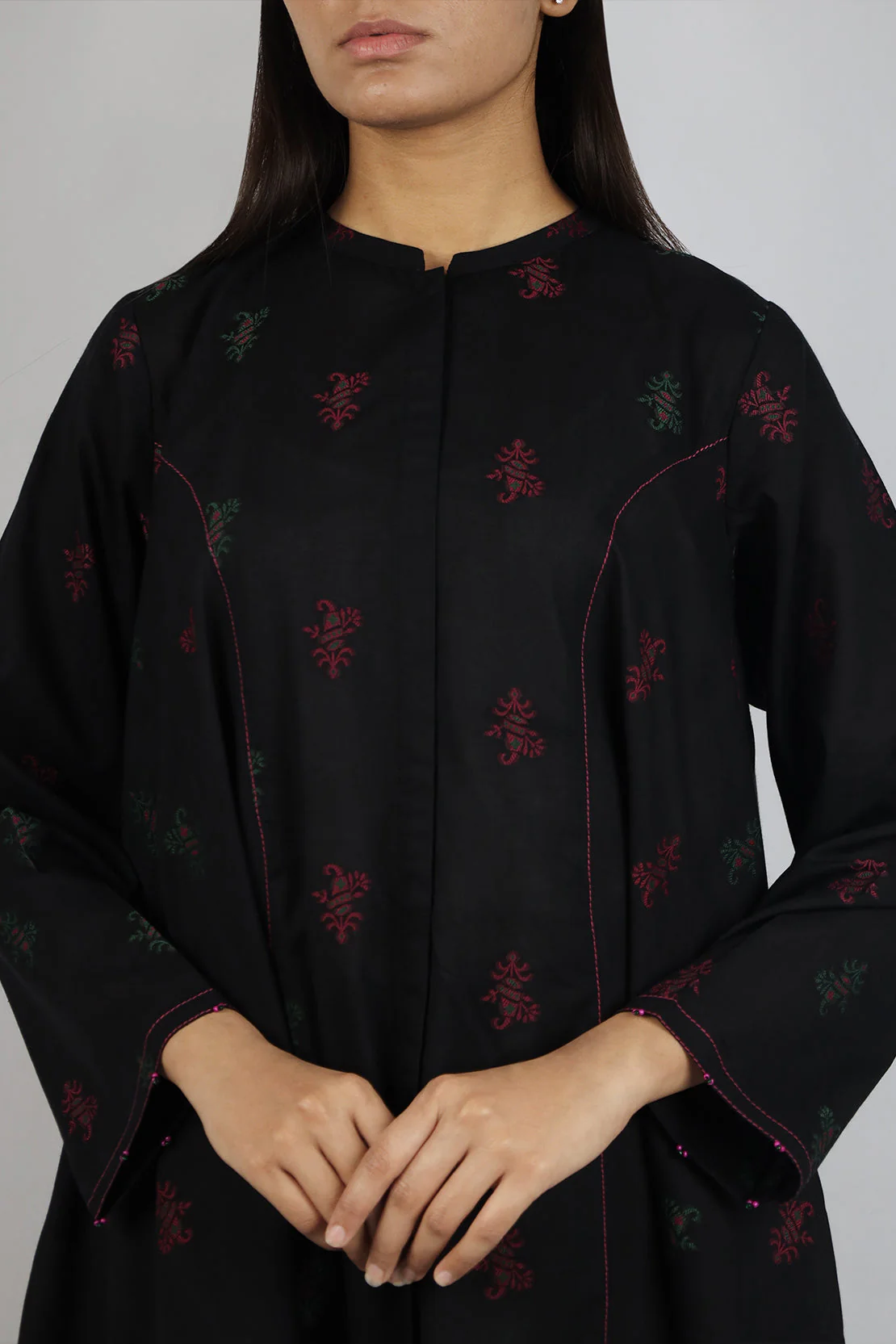 Unstitched Jacquard Cotton Shirt - Image 2