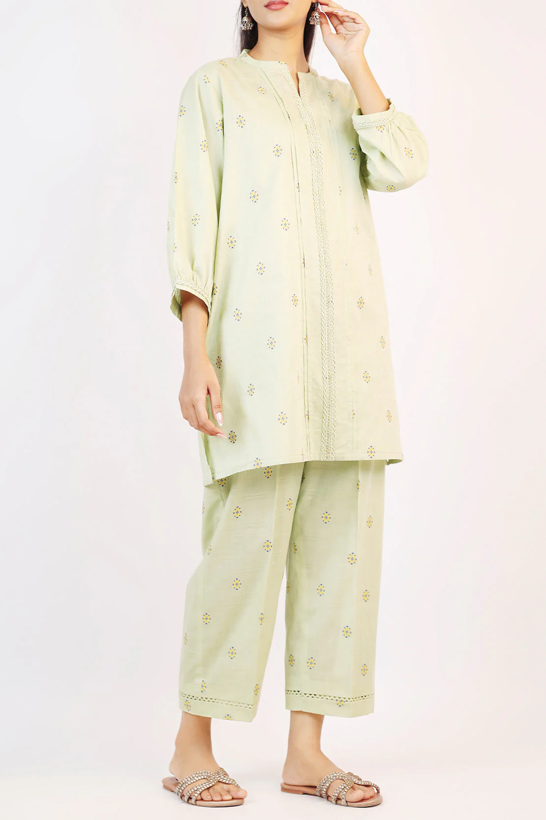 Unstitched Jacquard Cotton Shirt