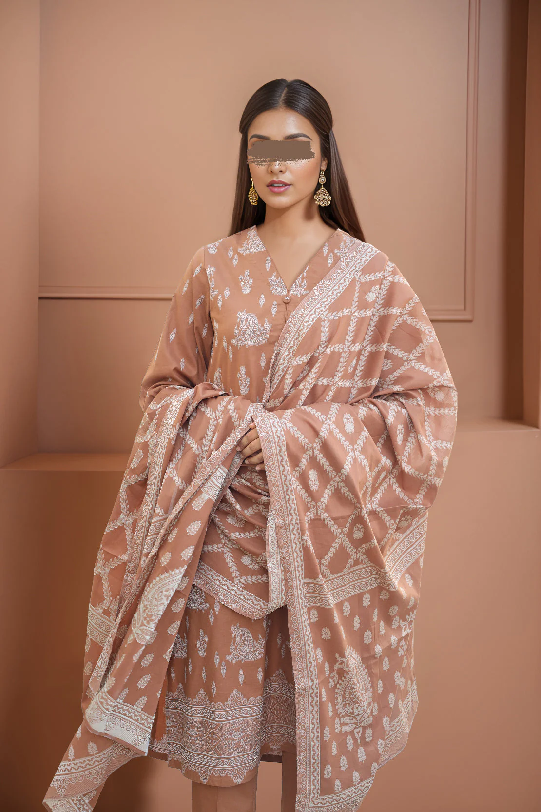 Unstitched Jacquard Cotton Shirt - Image 3