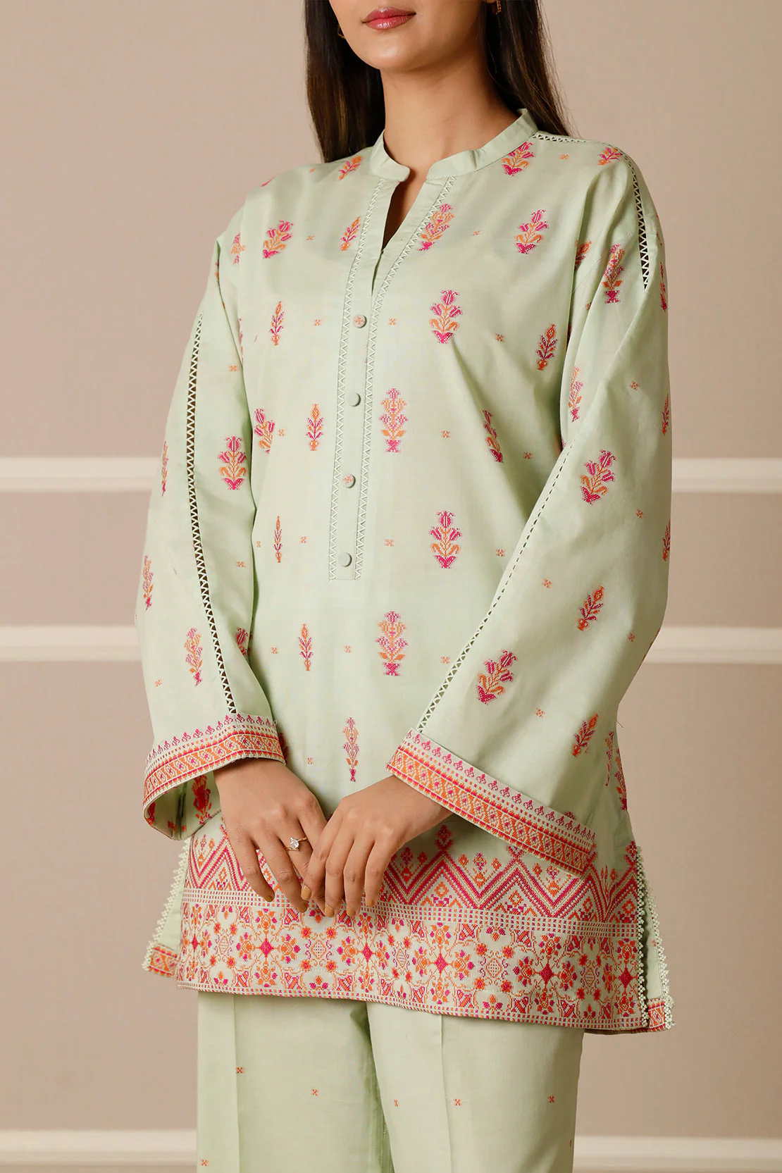 Unstitched Jacquard Cotton Shirt