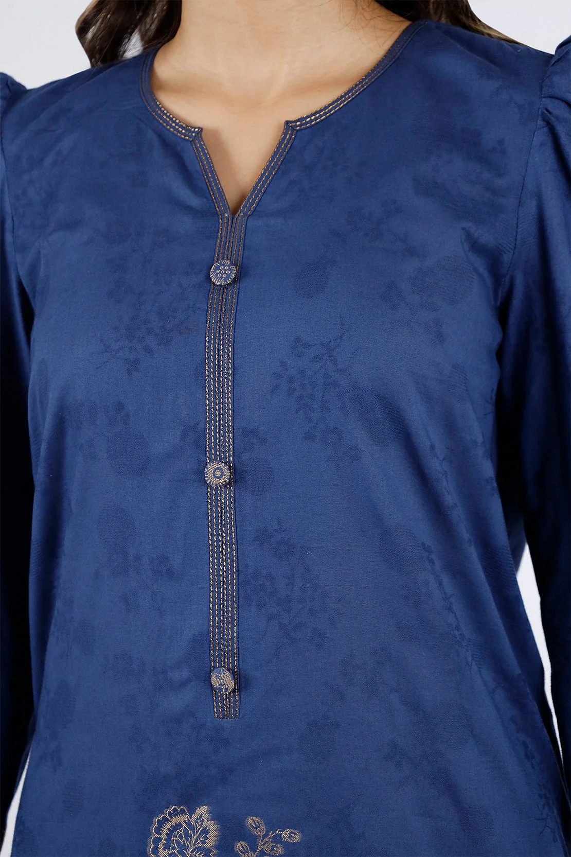 Unstitched Jacquard Cotton Shirt - Image 4