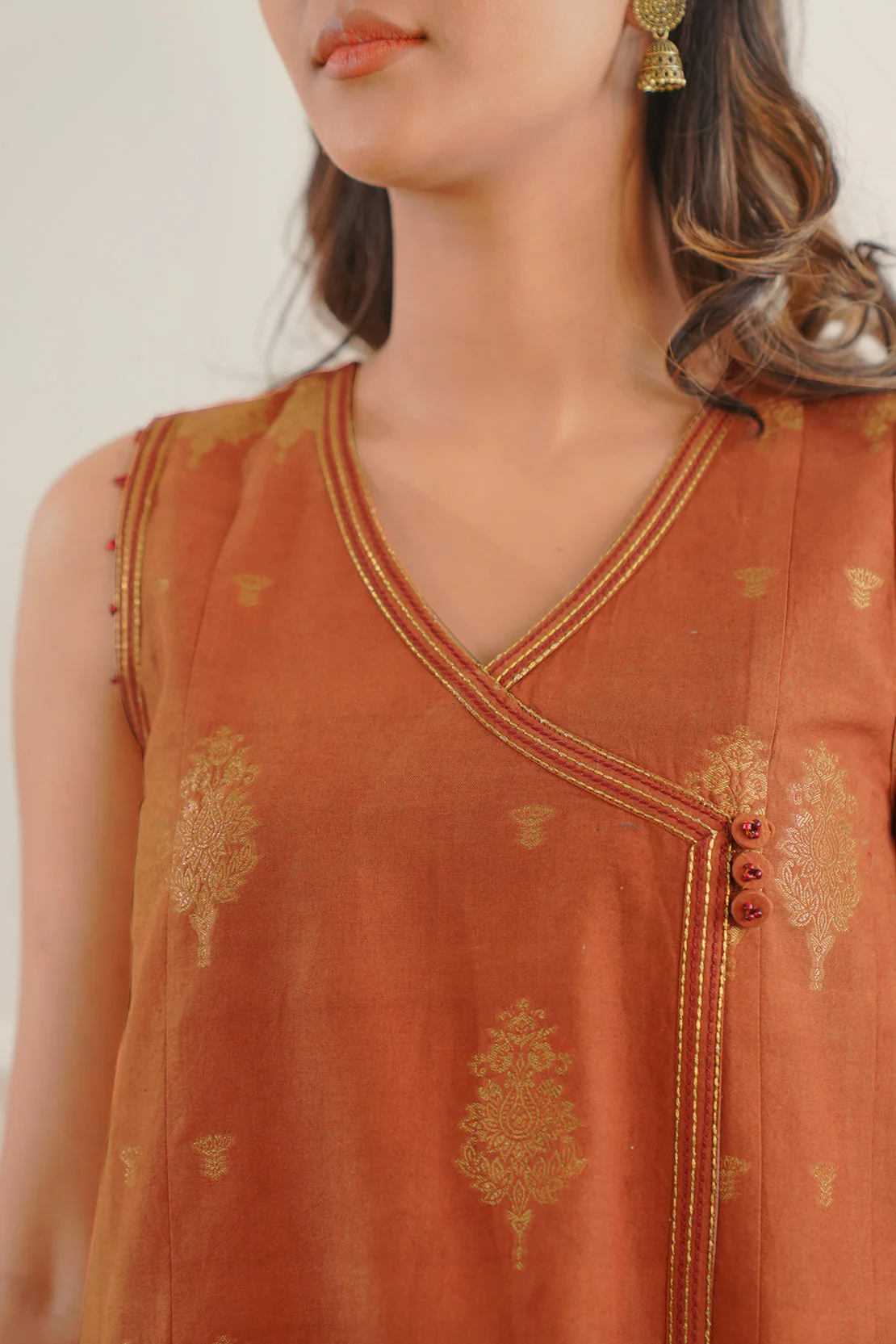 Unstitched Jacquard Cotton Shirt - Image 6