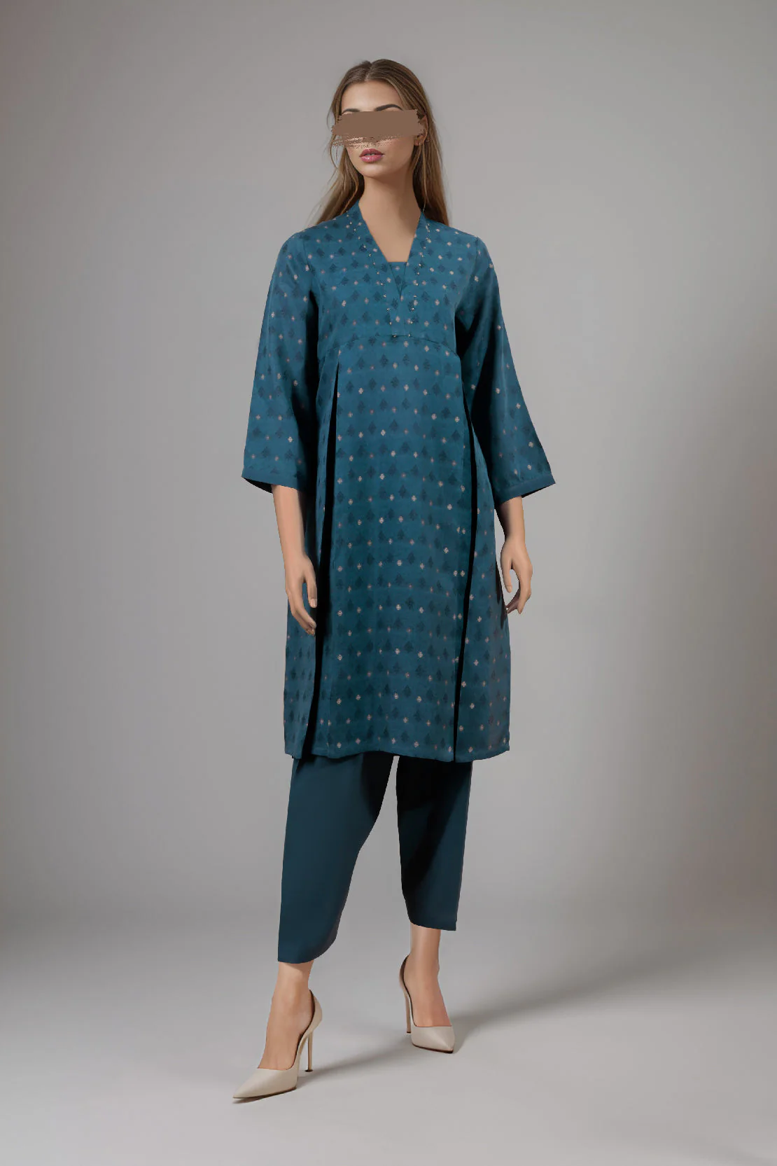 Unstitched Jacquard Cotton Shirt
