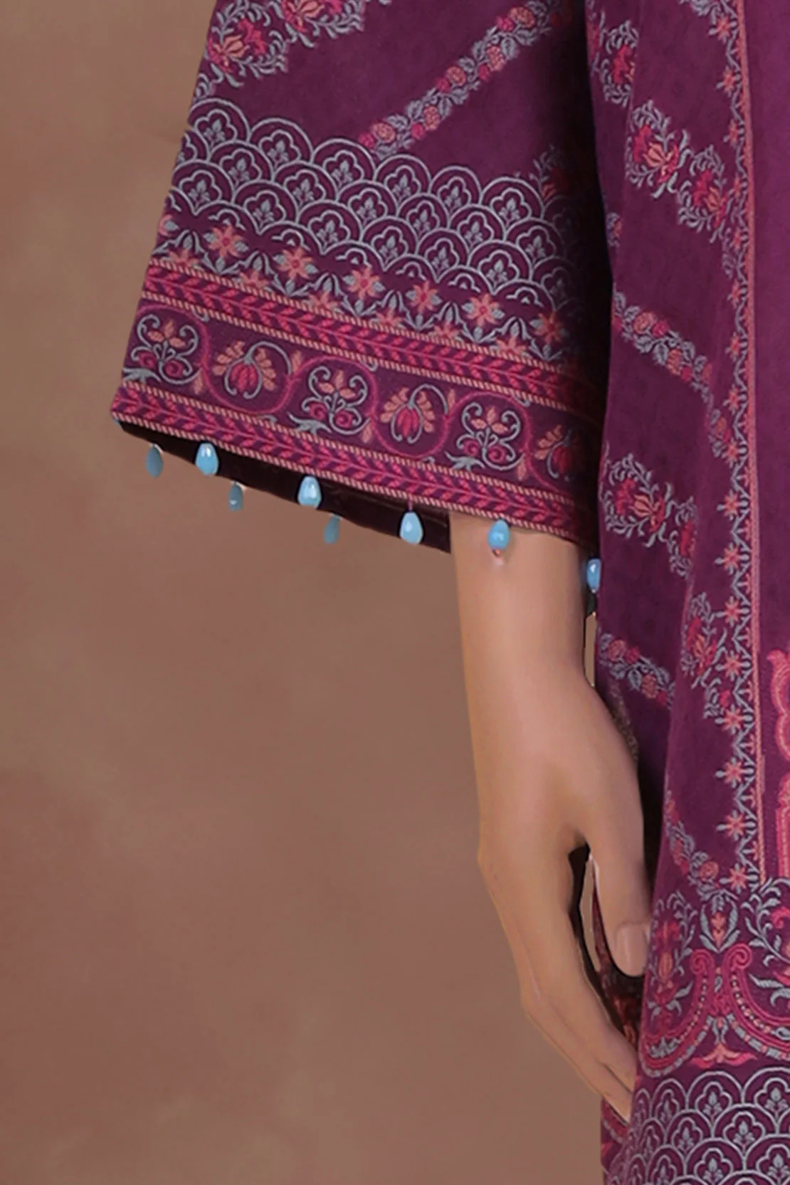 Unstitched Jacquard Cotton Shirt - Image 4