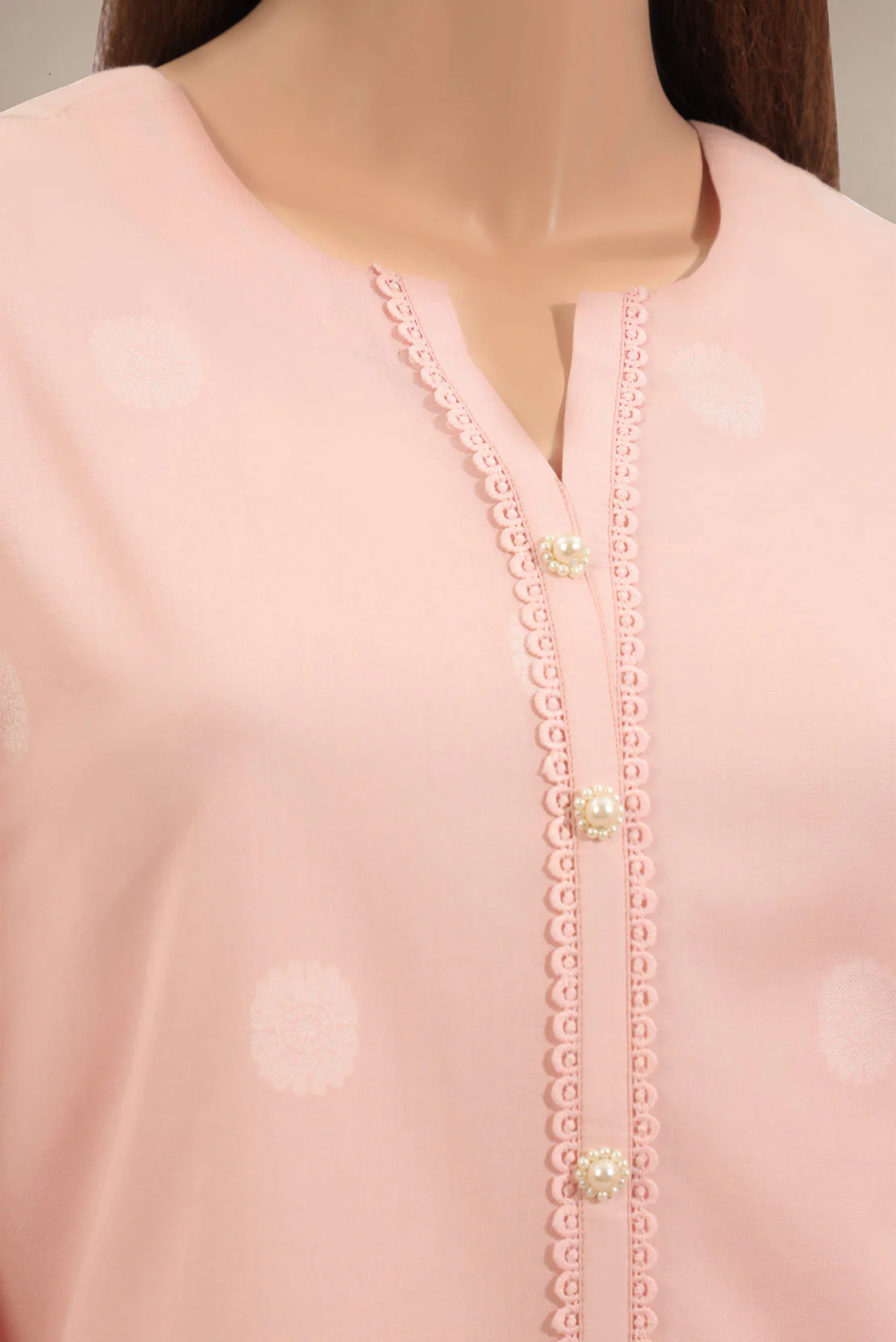 Unstitched Jacquard Cotton Shirt - Image 3