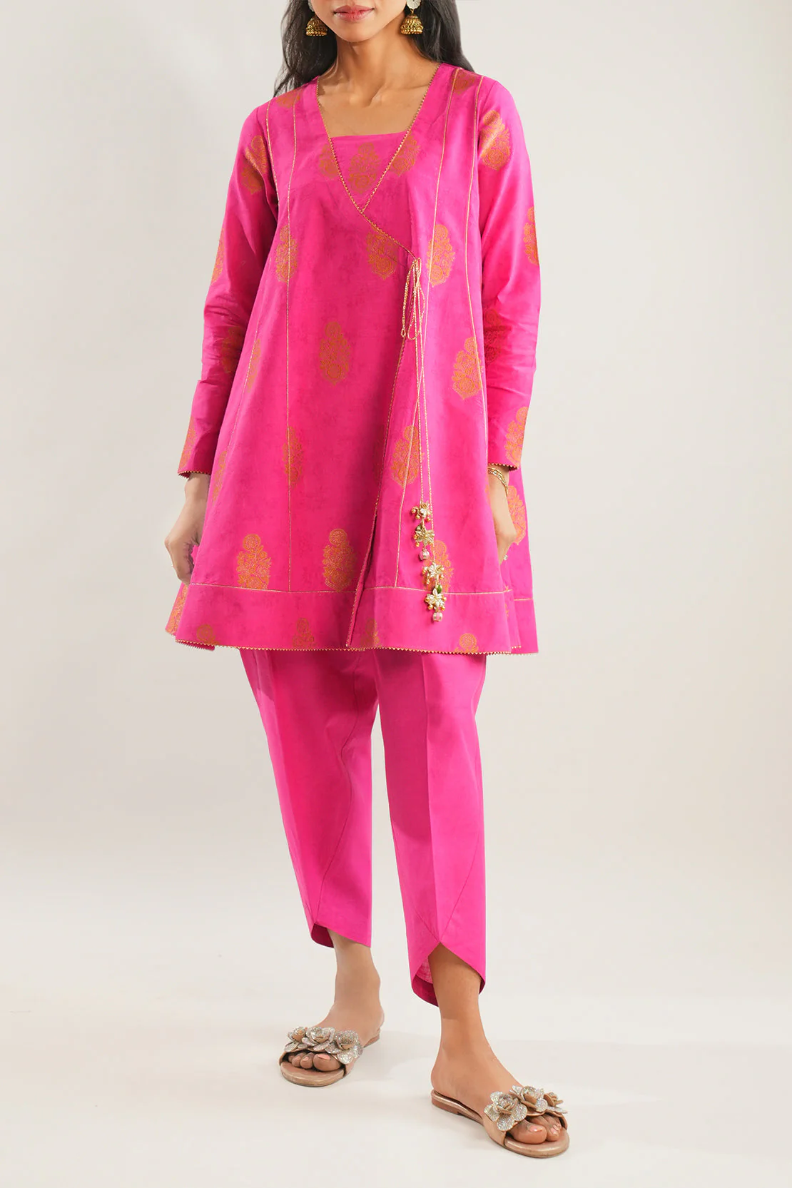 Unstitched Jacquard Cotton Shirt - Image 2