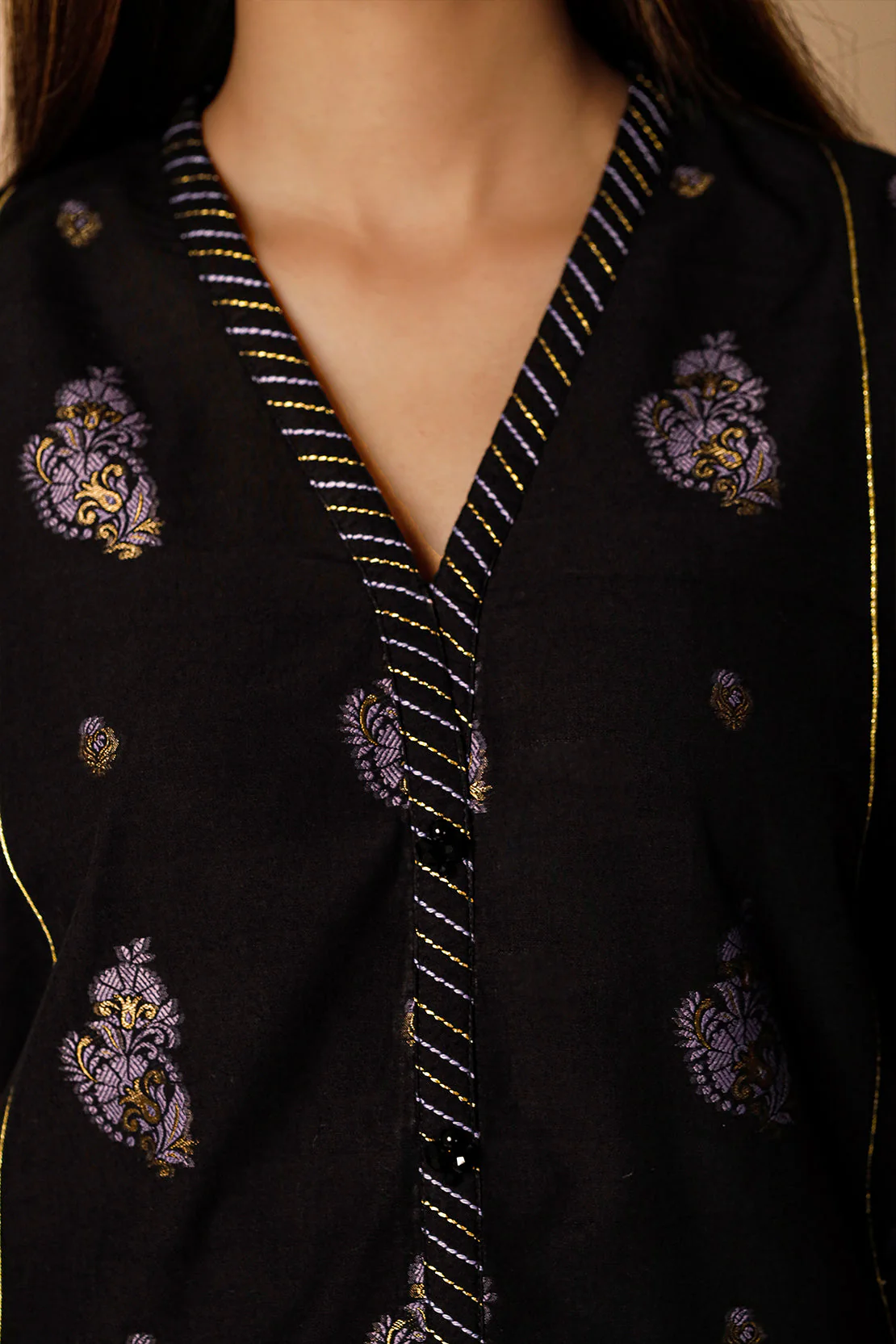 Unstitched Jacquard Cotton Shirt - Image 7
