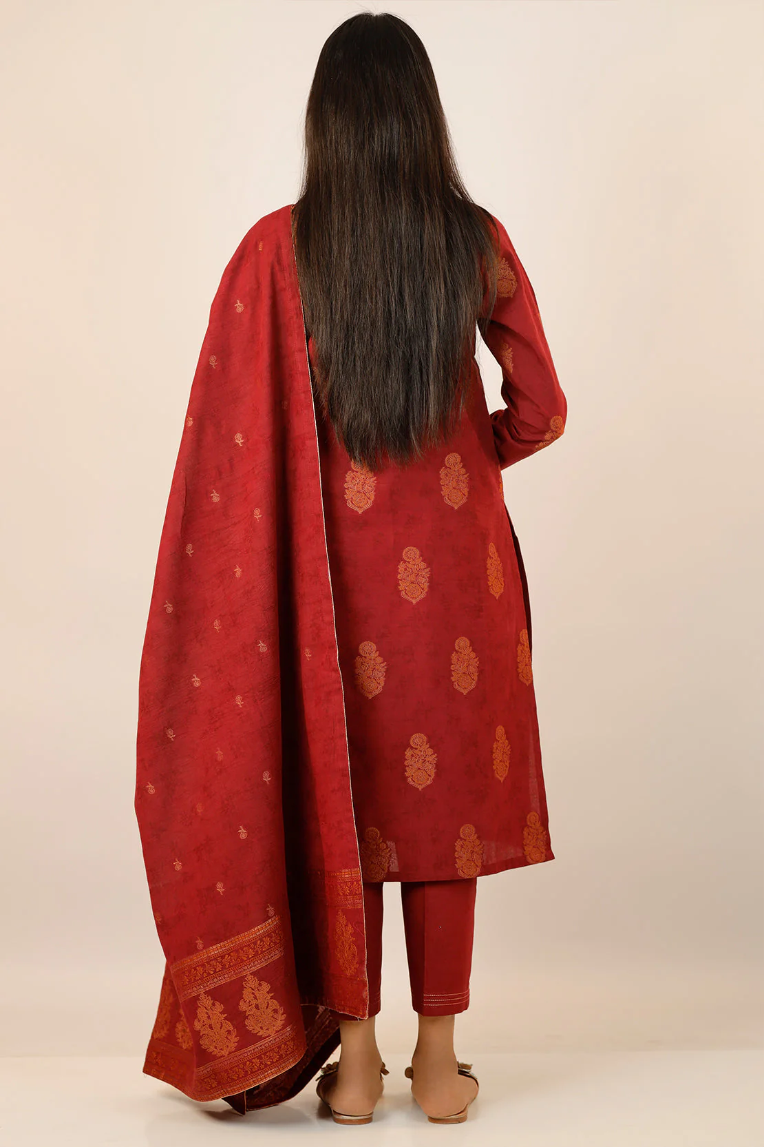 Unstitched Jacquard Cotton Shirt - Image 3