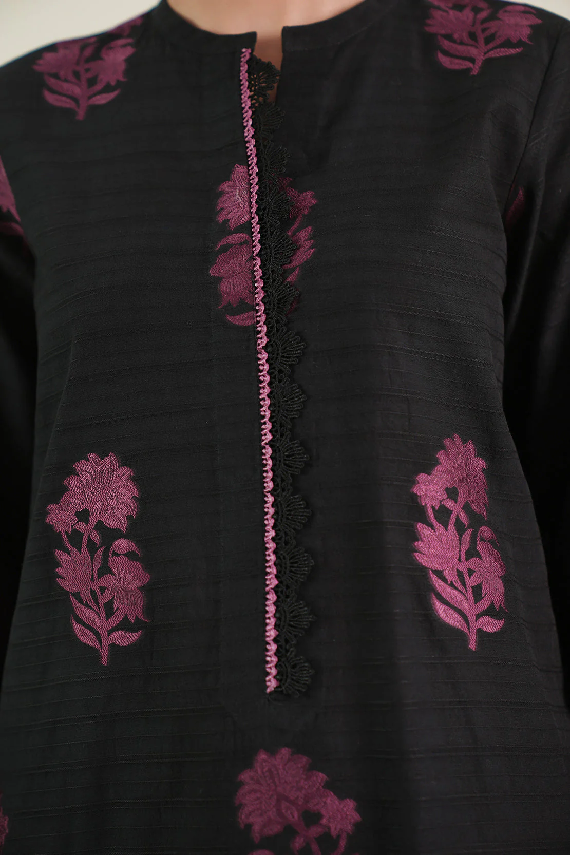 Unstitched Jacquard Cotton Shirt - Image 6
