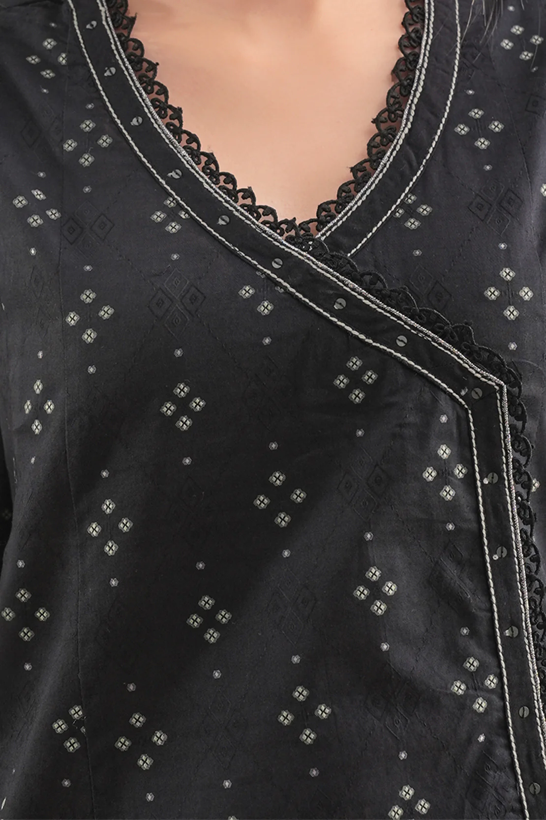 Unstitched Jacquard Cotton Shirt - Image 3