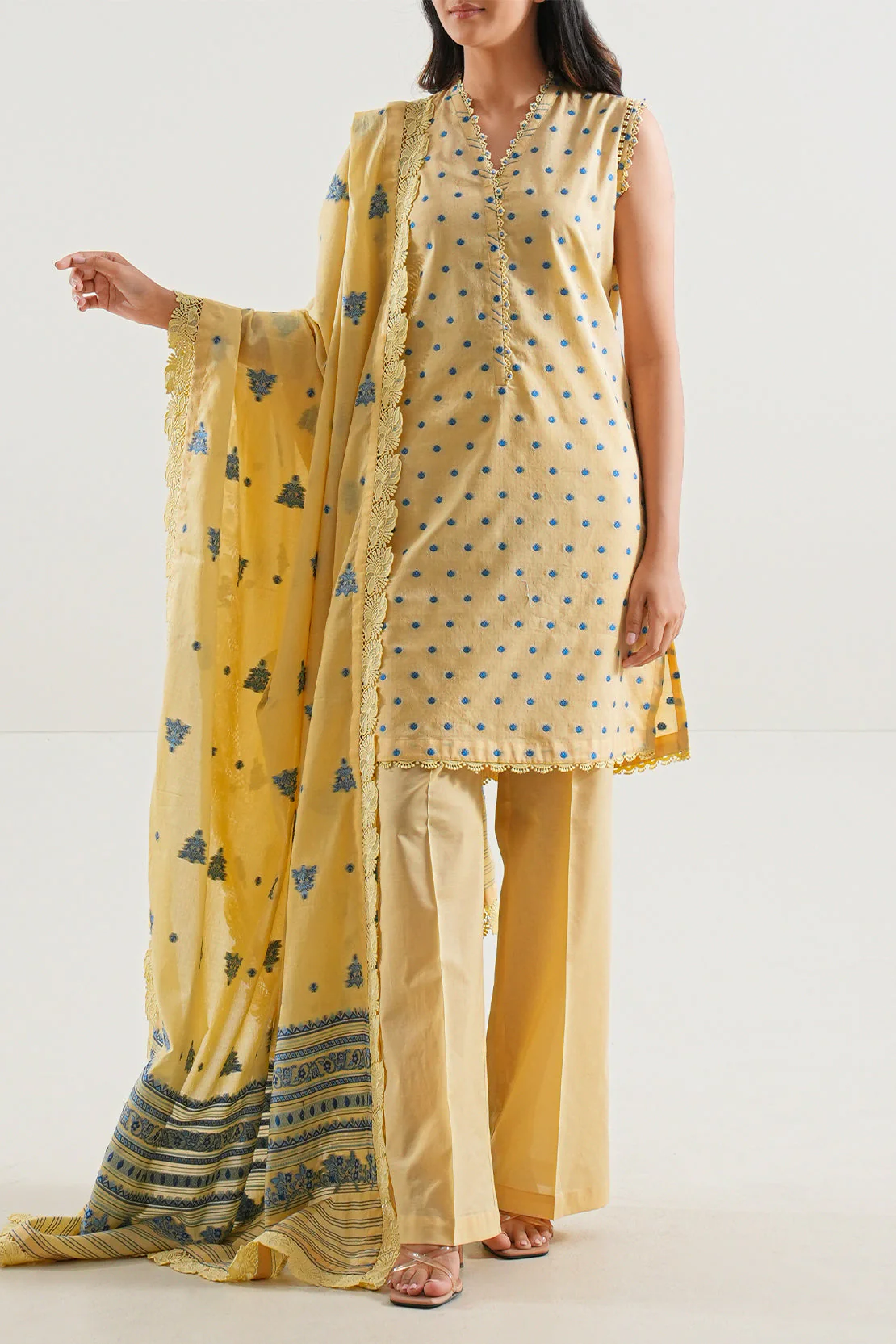 Unstitched Jacquard Cotton Shirt