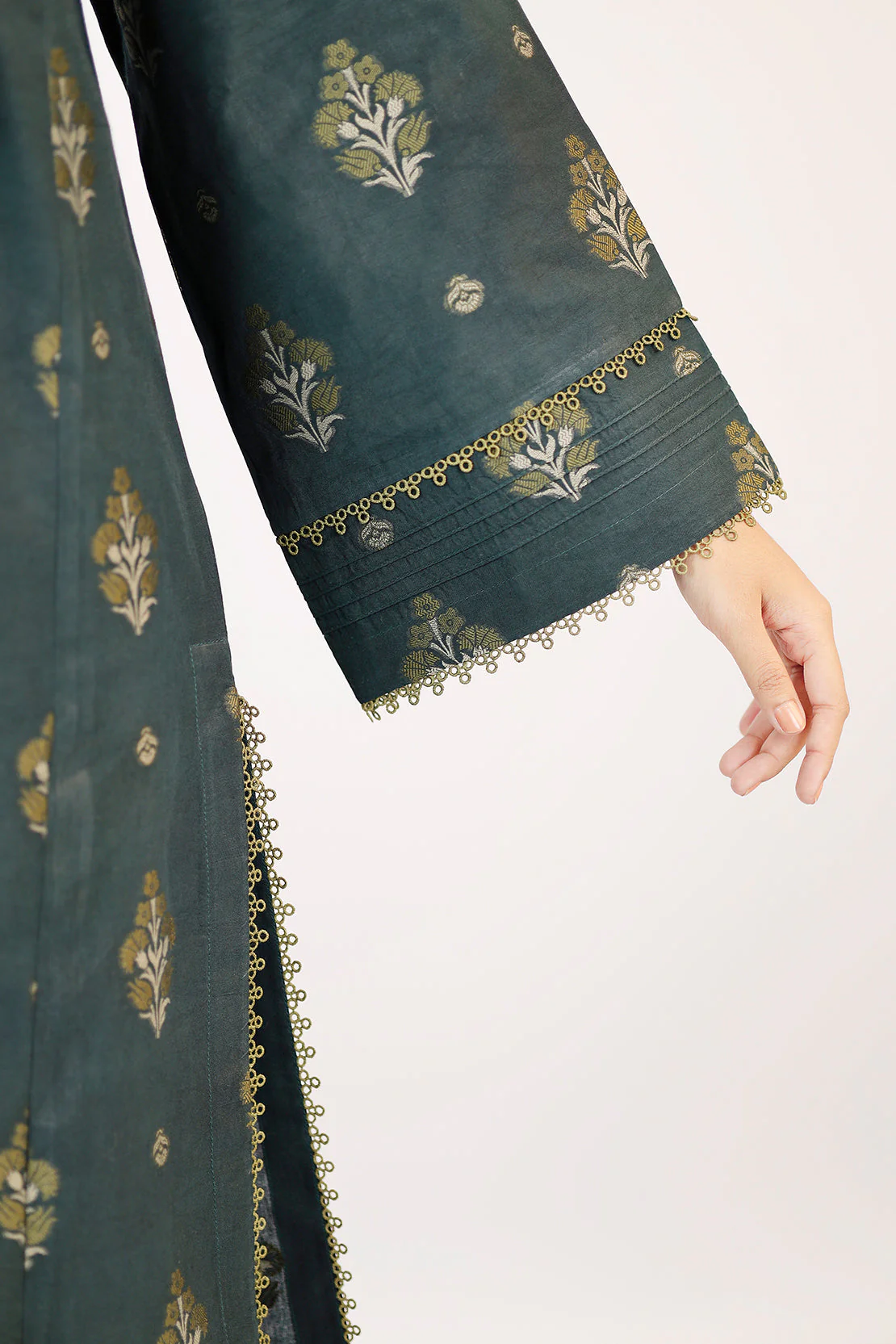 Unstitched Jacquard Cotton Shirt - Image 5