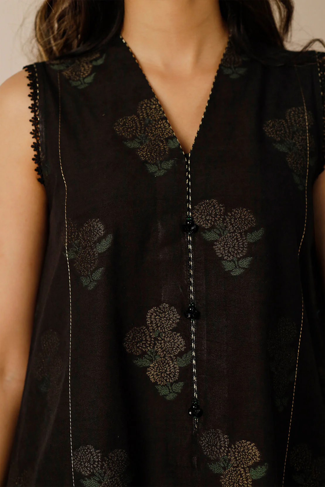 Unstitched Jacquard Cotton Shirt - Image 9