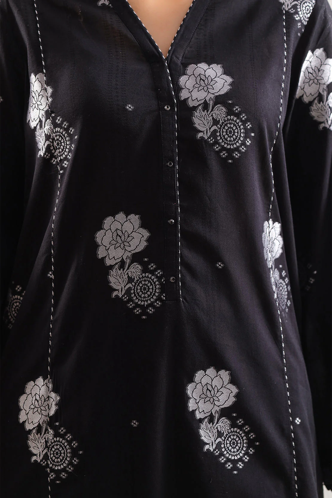 Unstitched Jacquard Cotton Shirt - Image 3