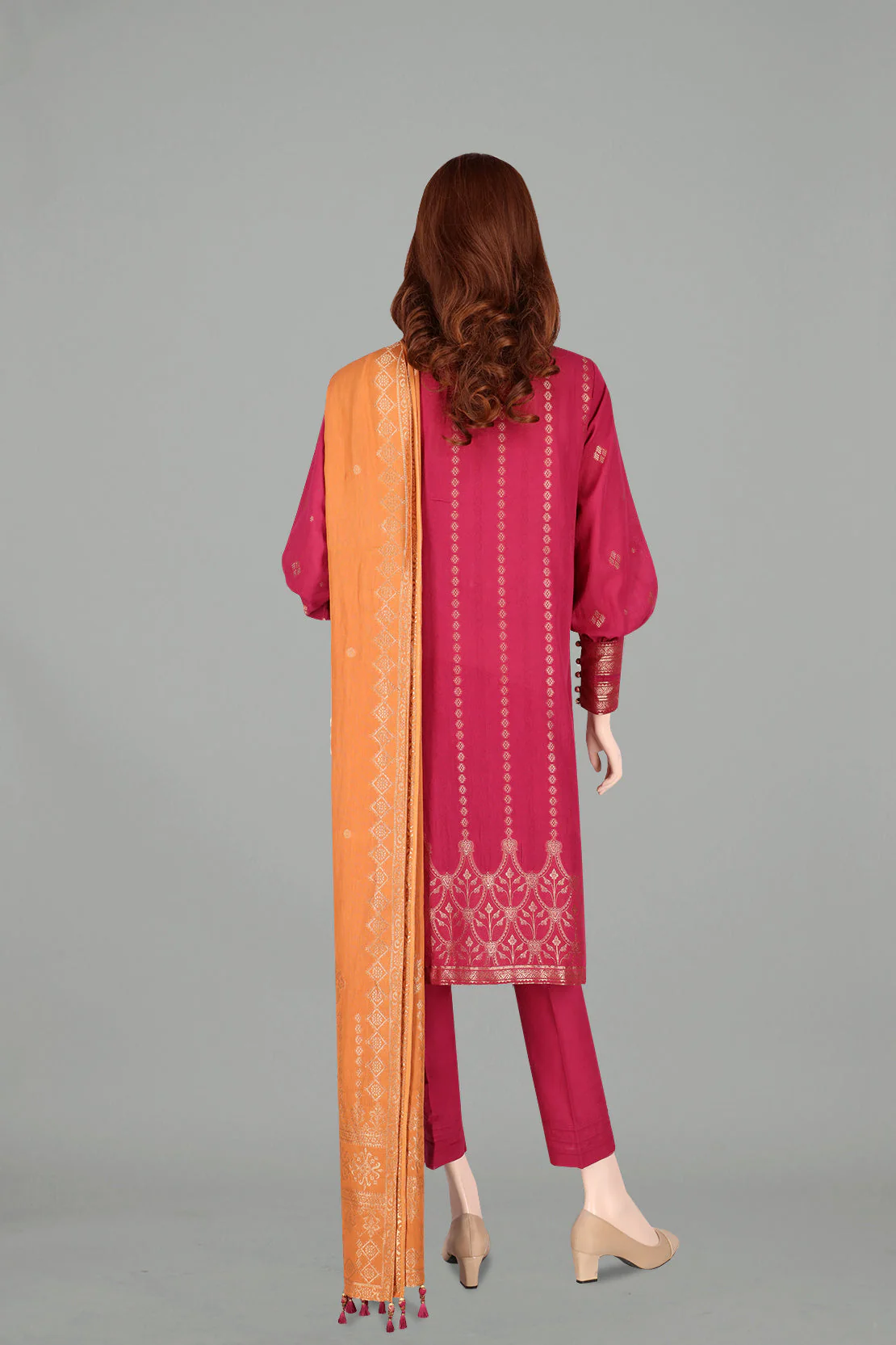 Unstitched Jacquard Lawn 3 Piece - Image 2