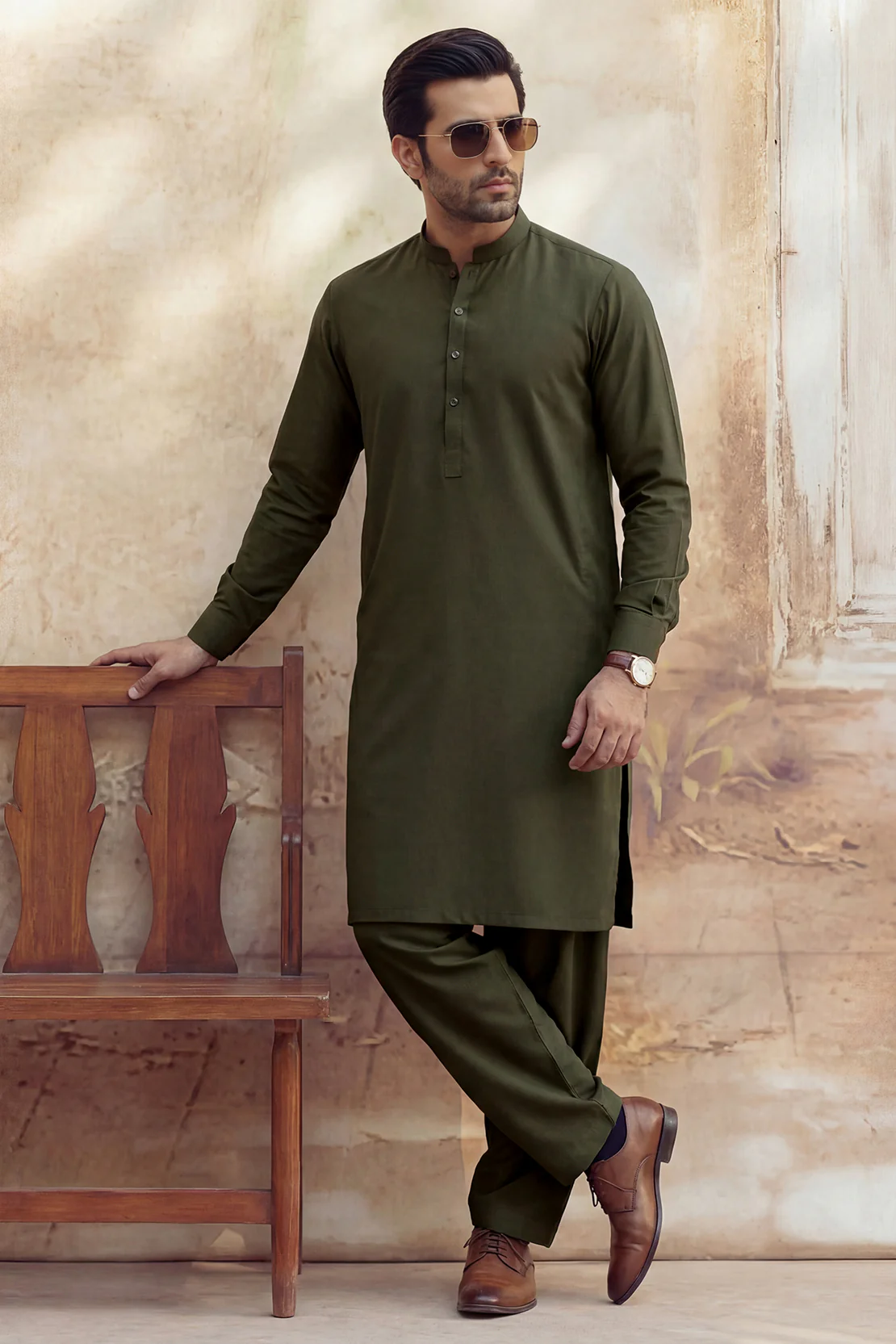 Unstitched Premium Blended Wear Suit - Image 2