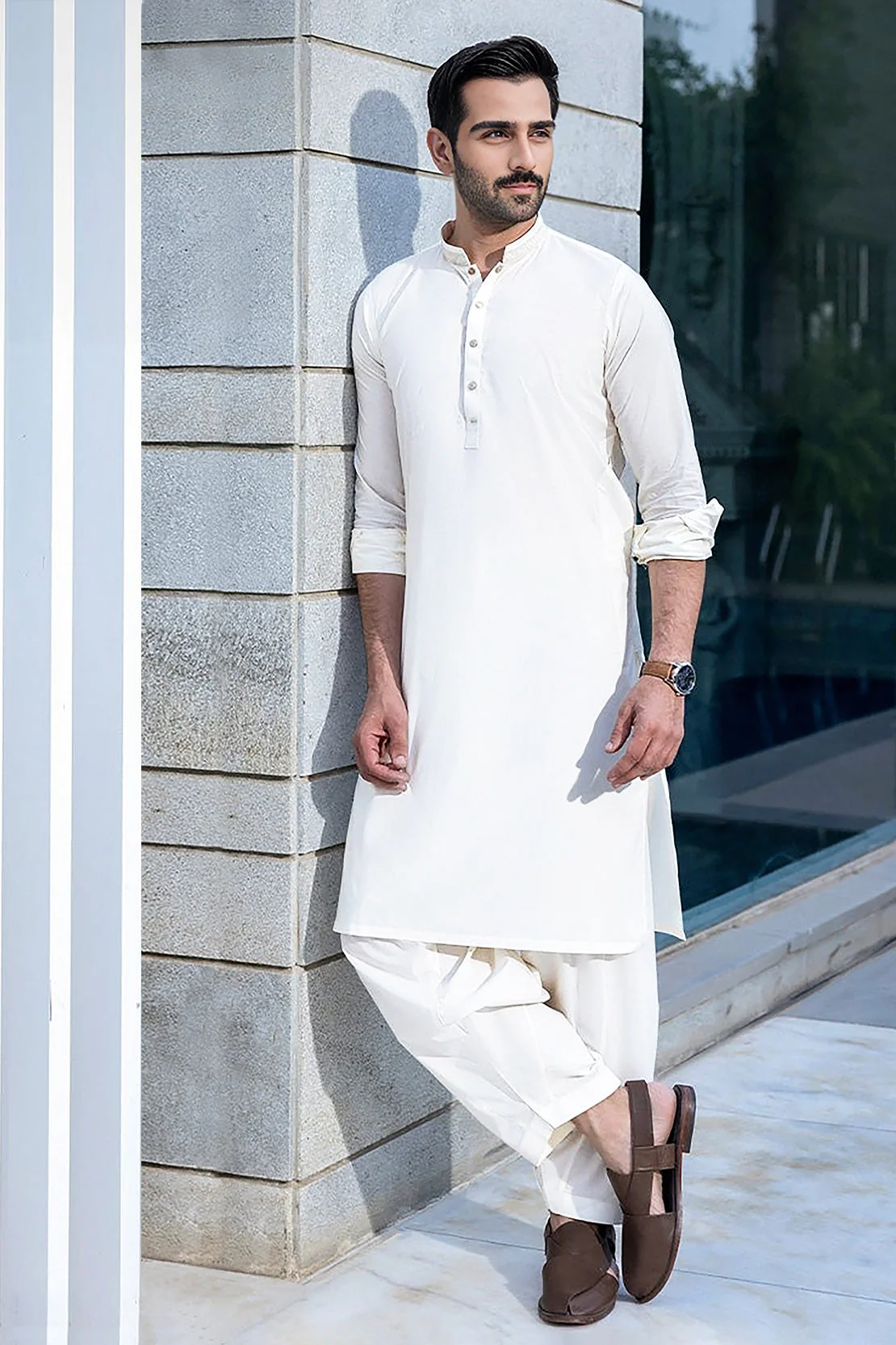 Unstitched Premium Blended Wear Suit - Image 2