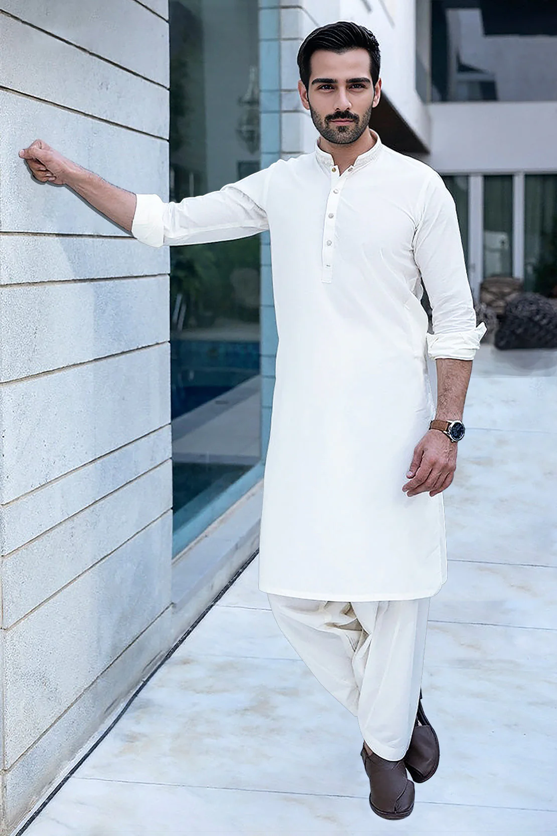 Unstitched Premium Blended Wear Suit - Image 4
