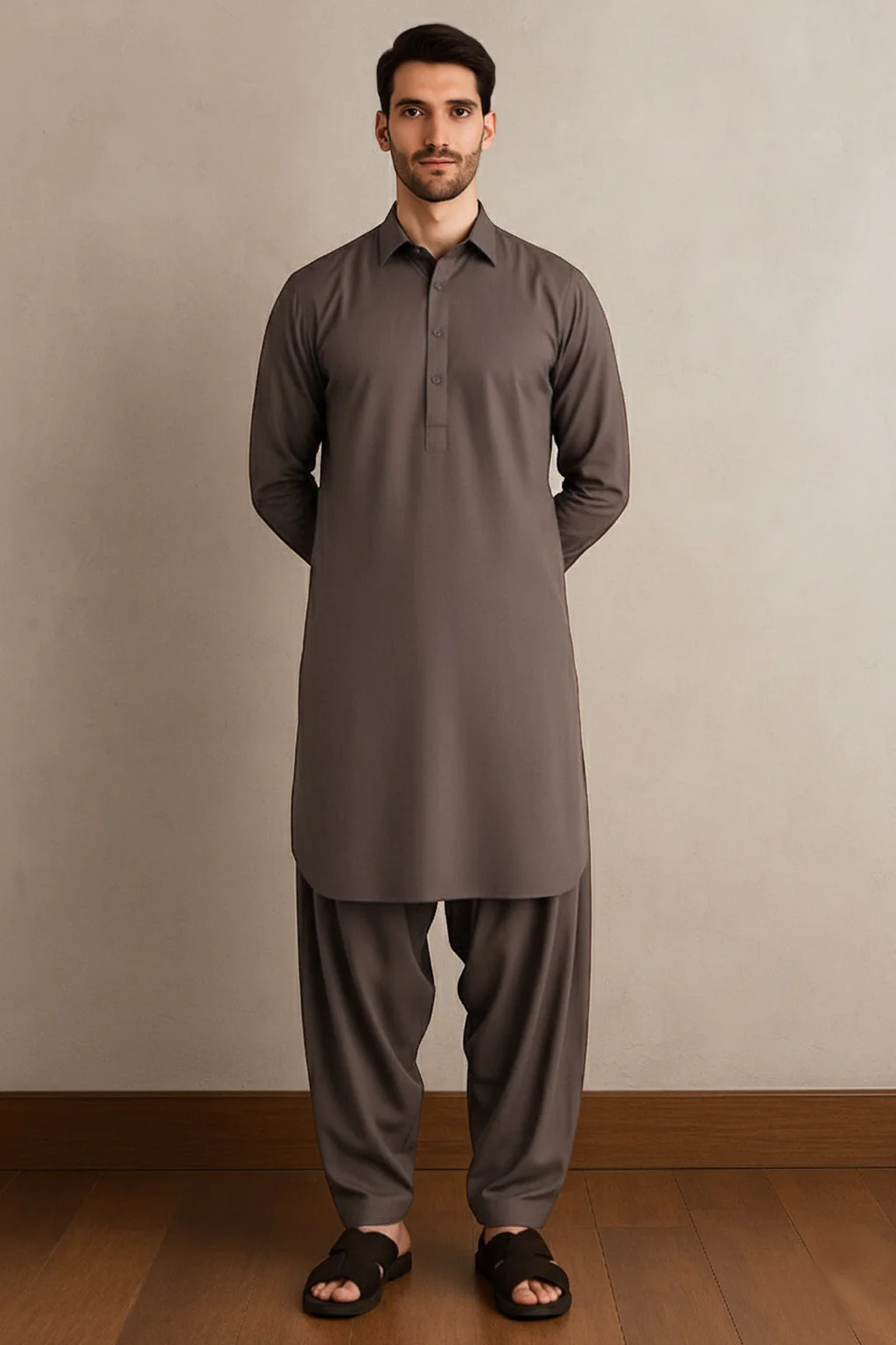 Unstitched Premium Blended Wear Suit - Image 2