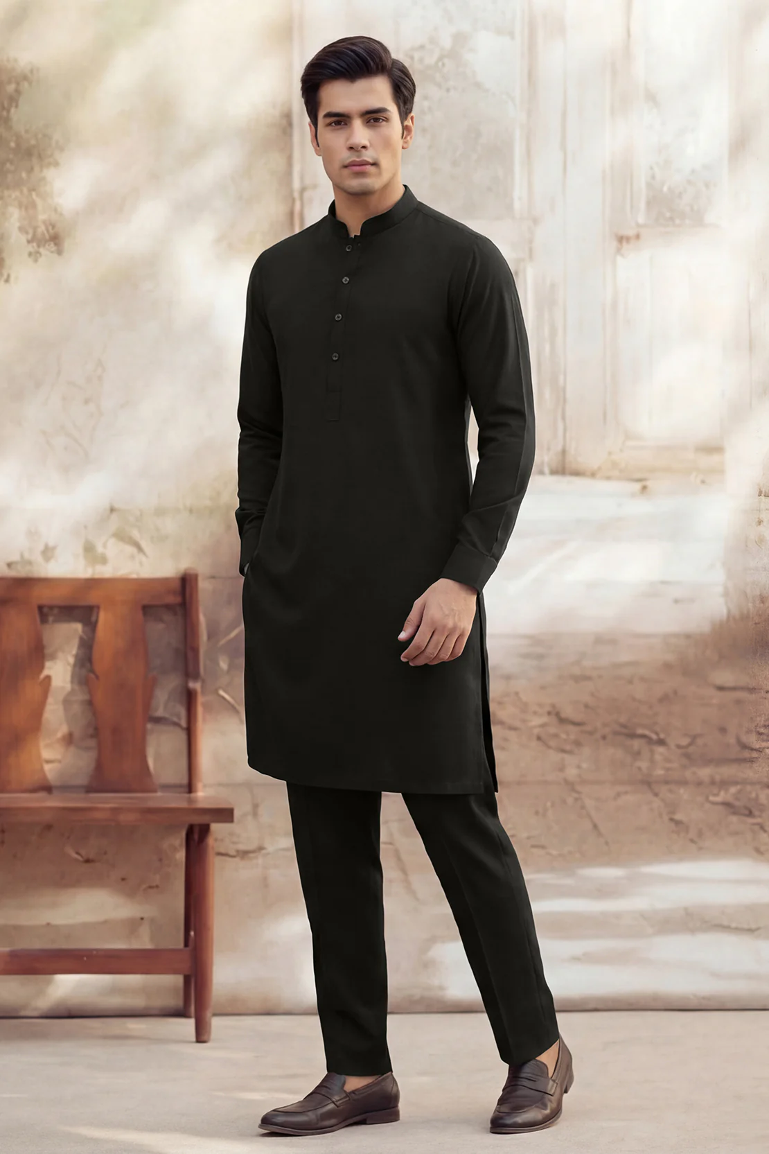 Unstitched Premium Blended Wear Suit