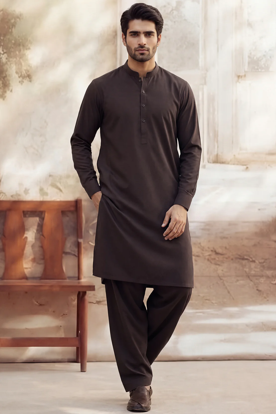 Unstitched Premium Blended Wear Suit