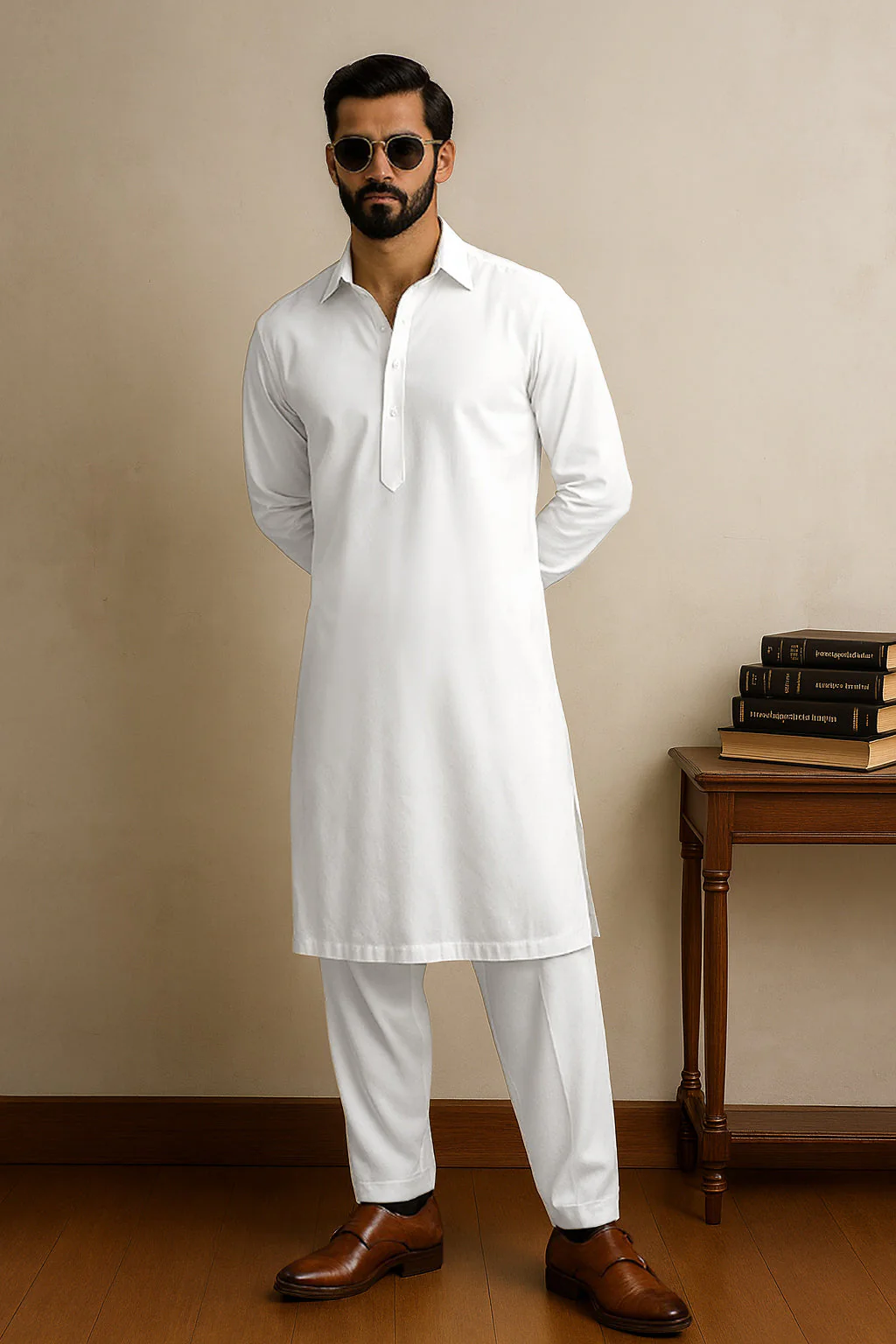 Unstitched Premium Blended Wear Suit - Image 2
