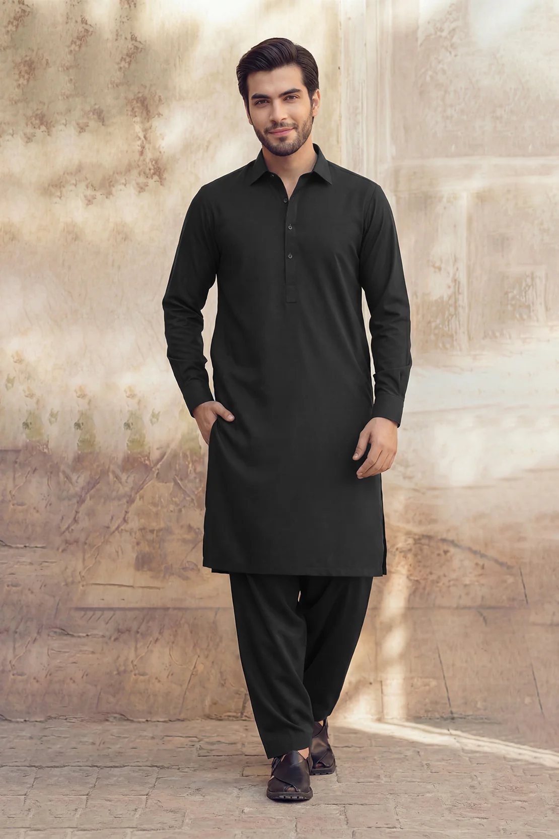 Unstitched Premium Blended Wear Suit