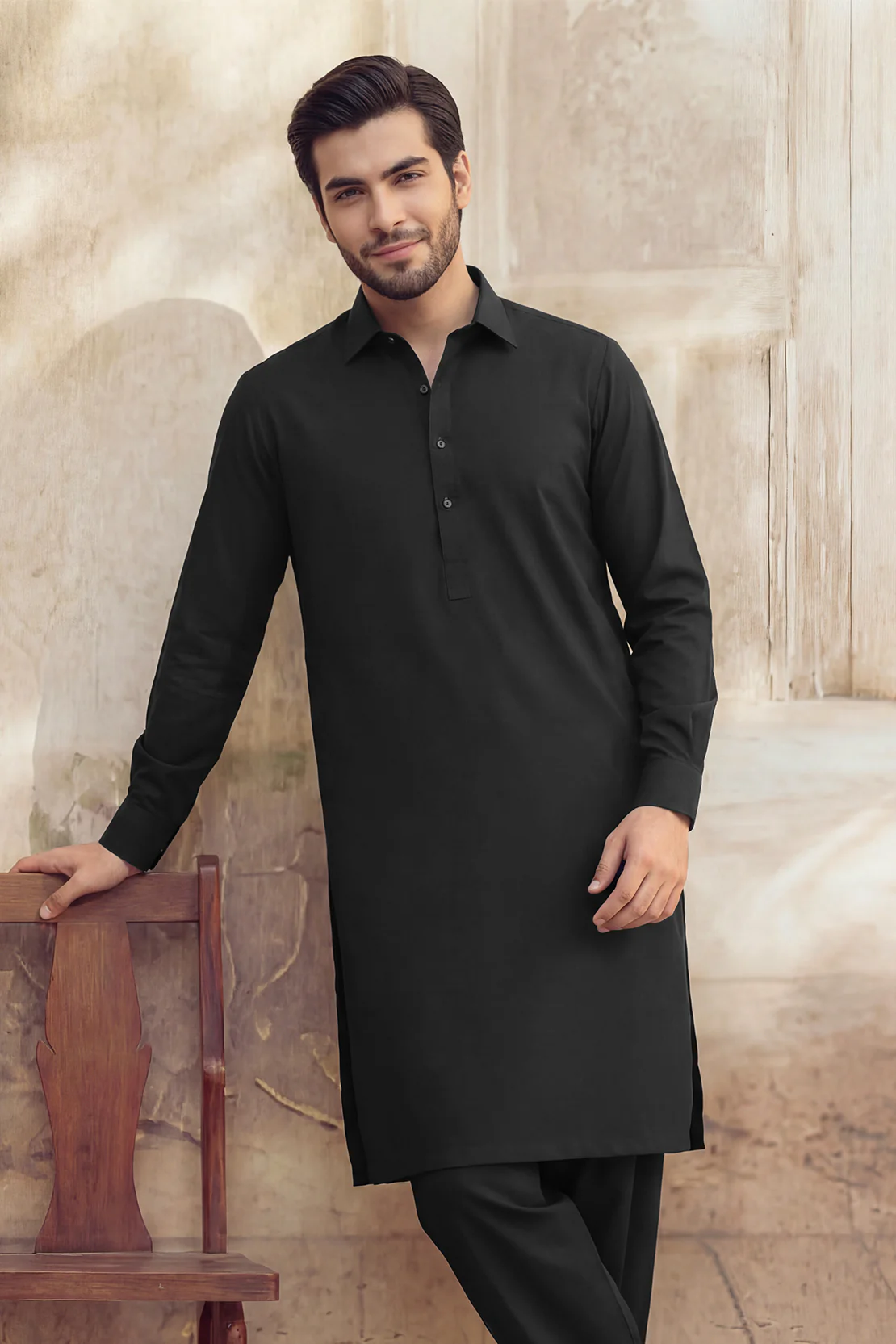 Unstitched Premium Blended Wear Suit - Image 2