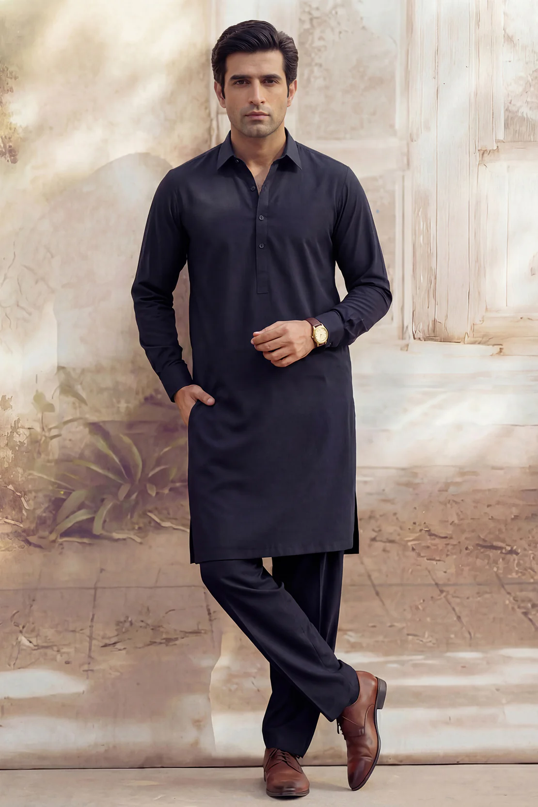 Unstitched Premium Blended Wear Suit
