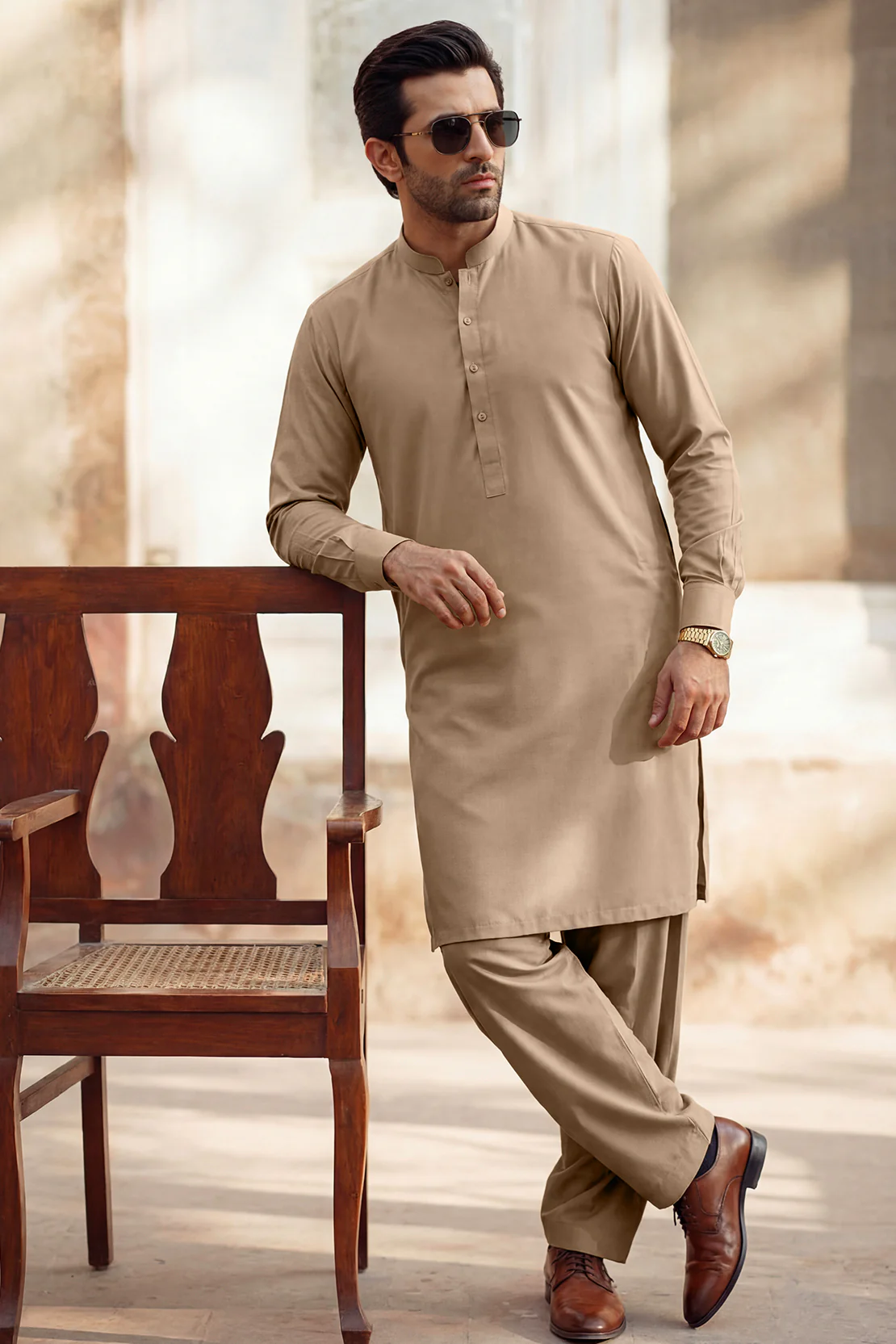 Unstitched Premium Blended Wear Suit