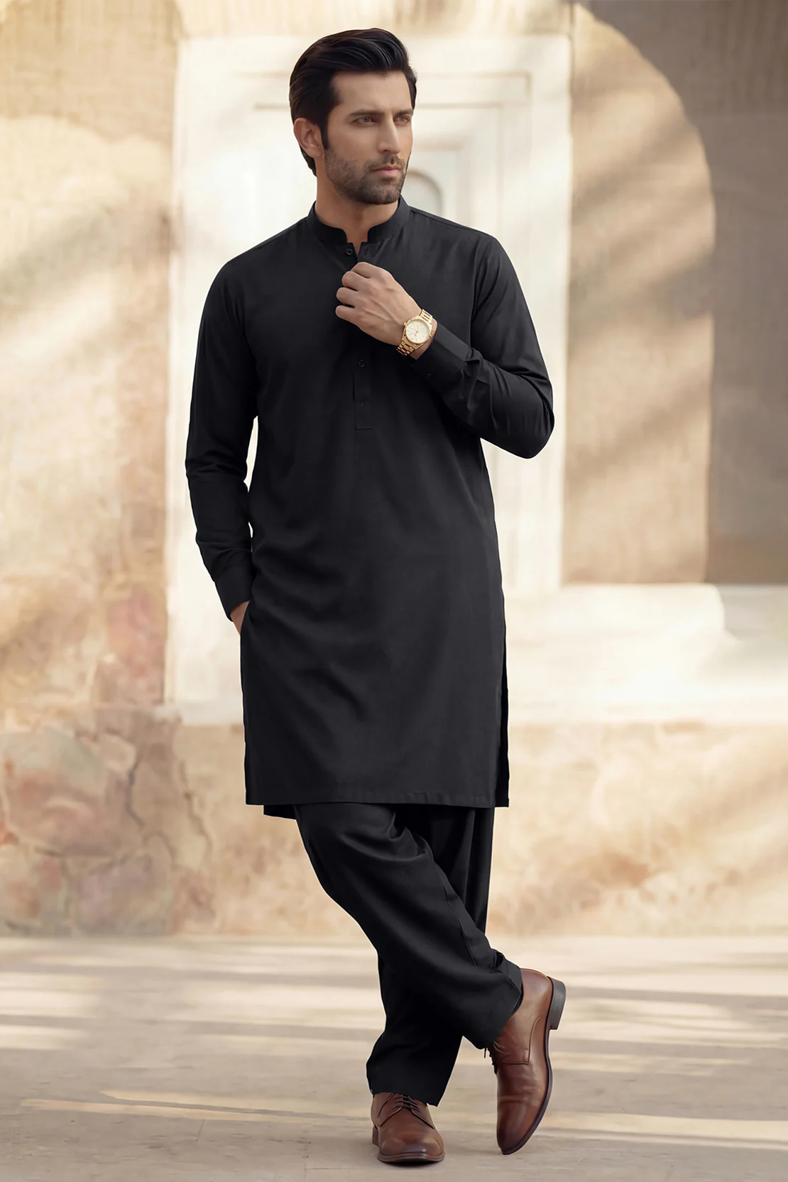 Unstitched Premium Blended Wear Suit - Image 3