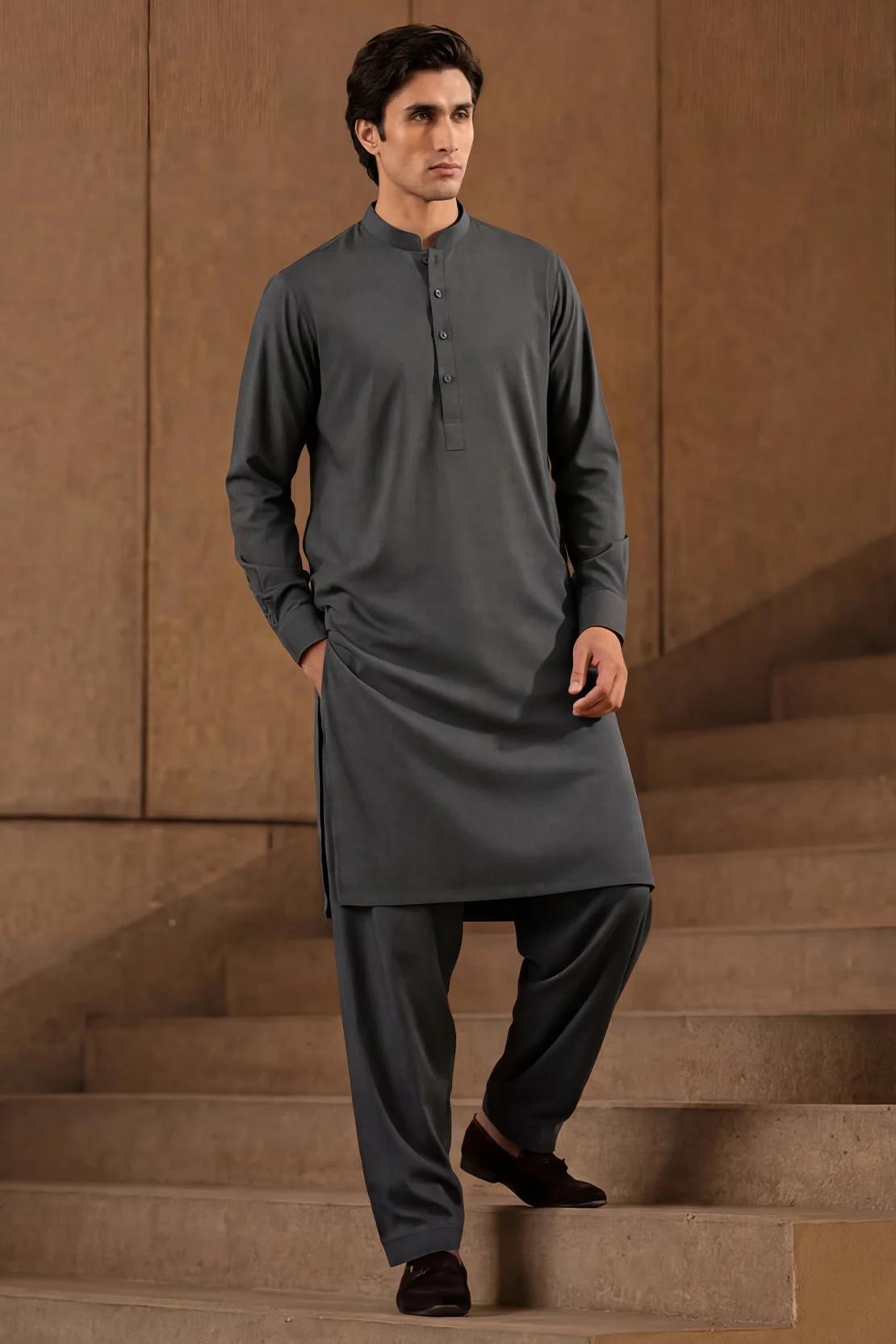 Unstitched Premium Blended Wear Suit - Image 2