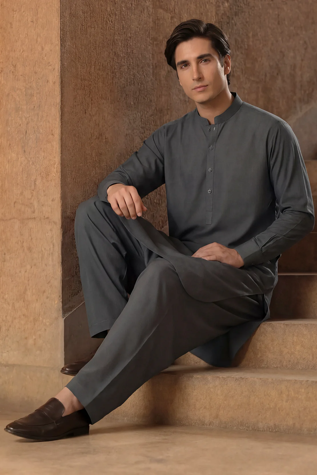 Unstitched Premium Blended Wear Suit - Image 3