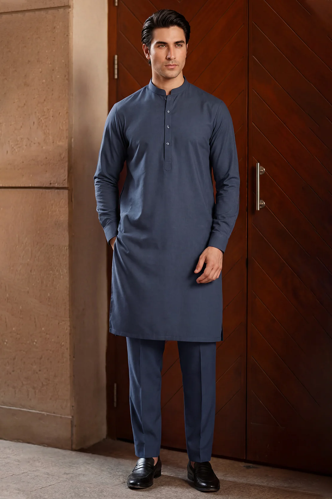 Unstitched Premium Blended Wear Suit