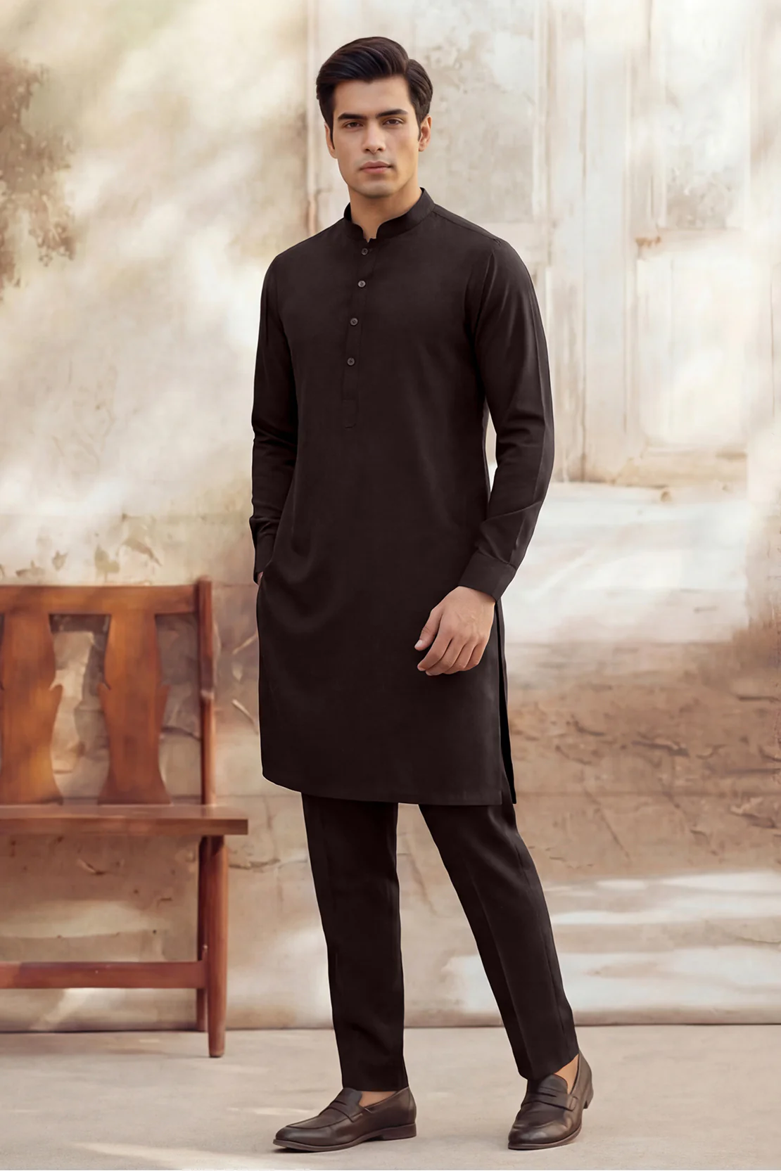 Unstitched Premium Blended Wear Suit