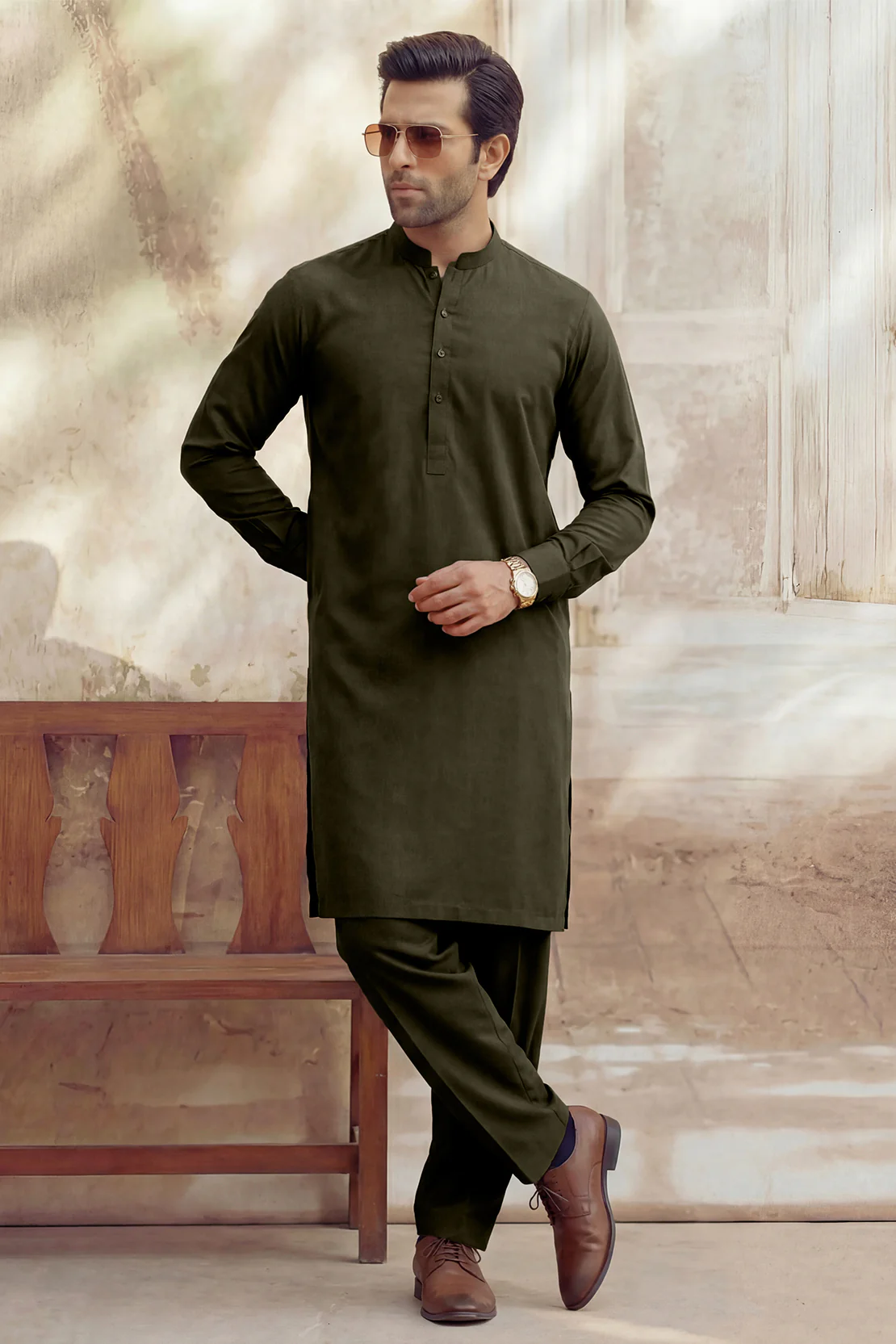 Unstitched Premium Blended Wear Suit