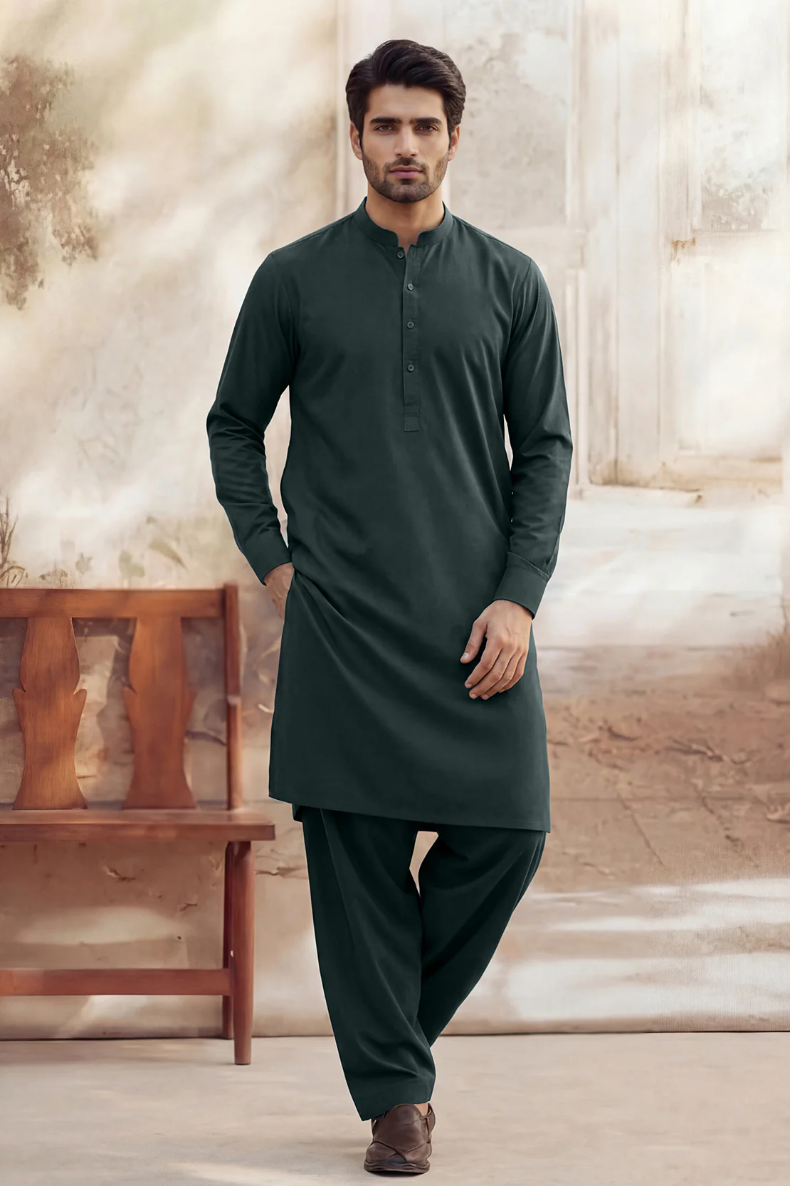 Unstitched Premium Blended Wear Suit