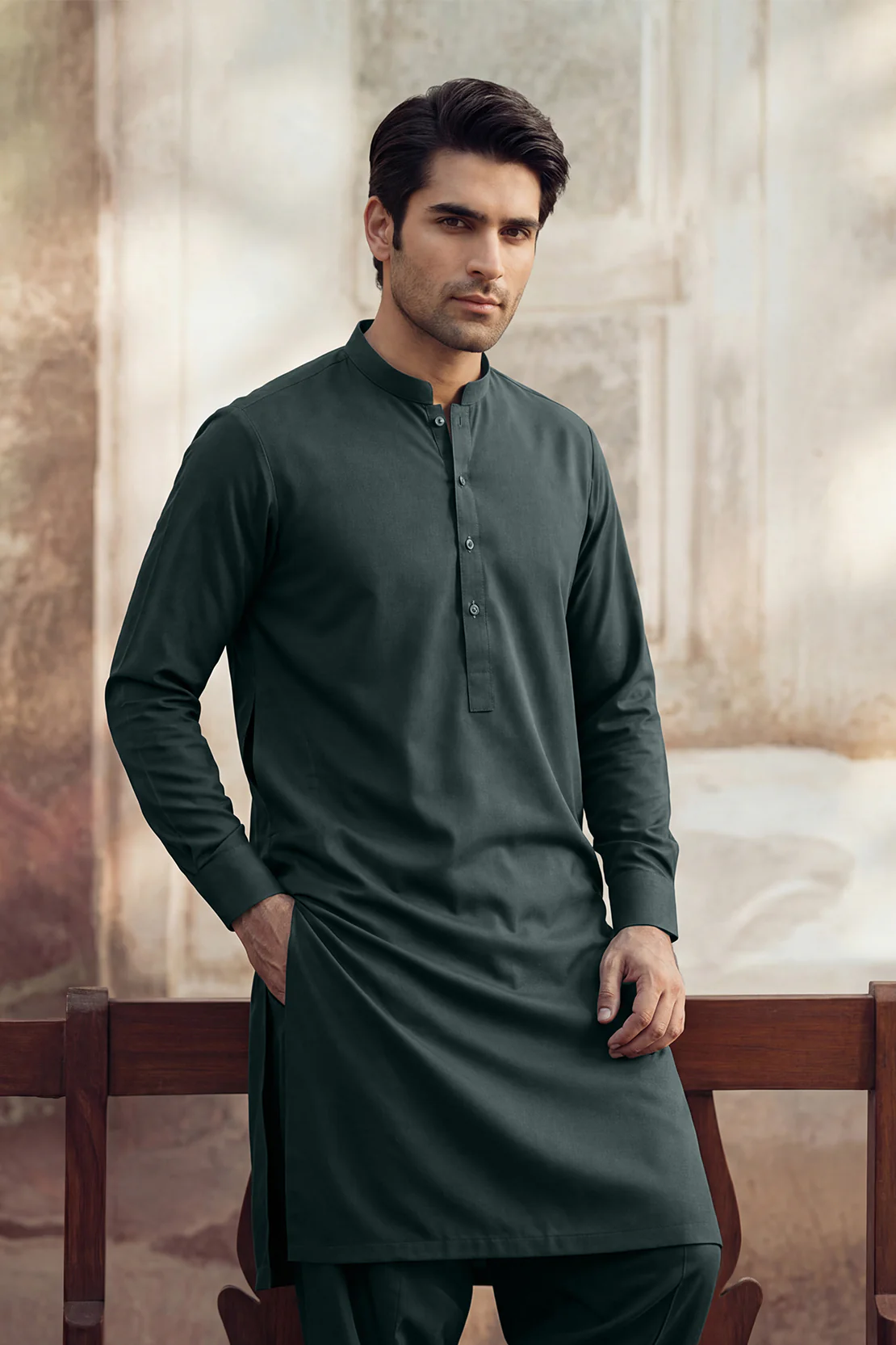 Unstitched Premium Blended Wear Suit - Image 2