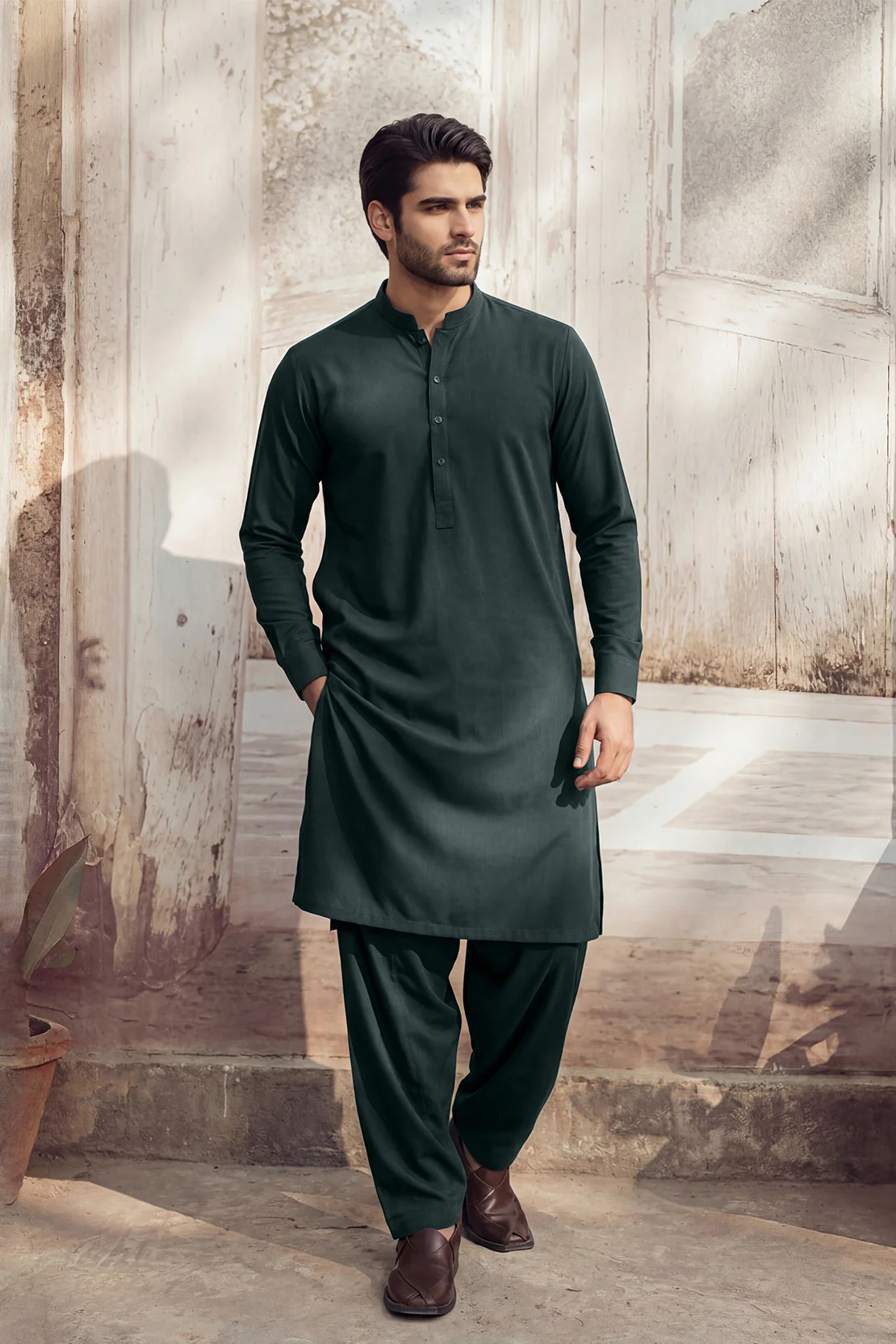 Unstitched Premium Blended Wear Suit - Image 3