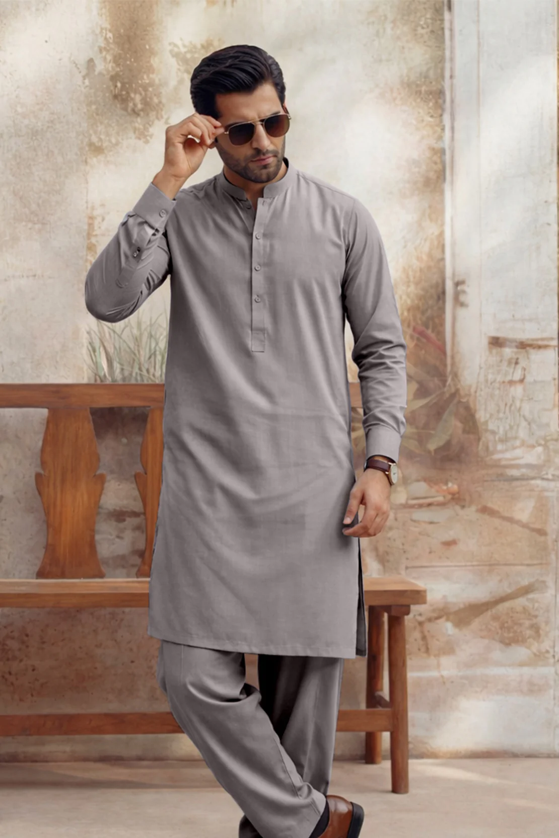 Unstitched Premium Blended Wear Suit - Image 2