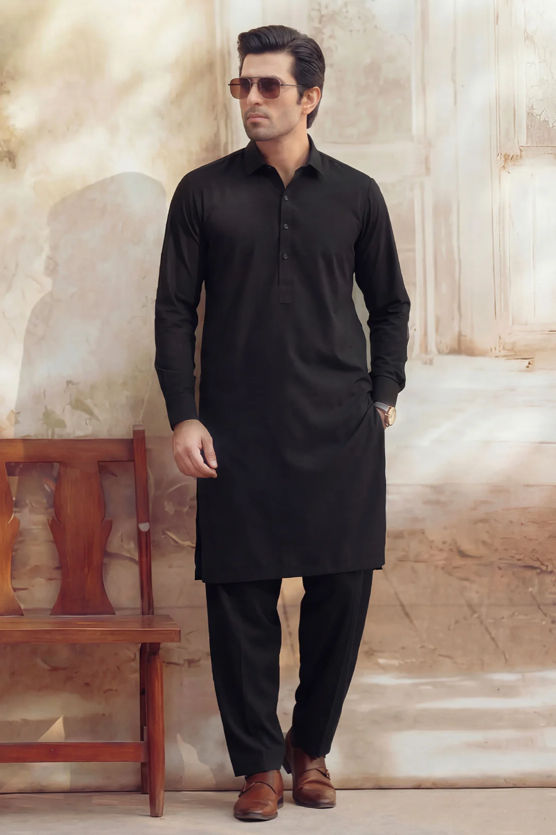 Unstitched Premium Blended Wear Suit