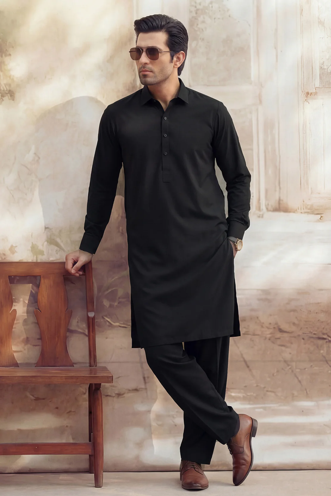 Unstitched Premium Blended Wear Suit - Image 3