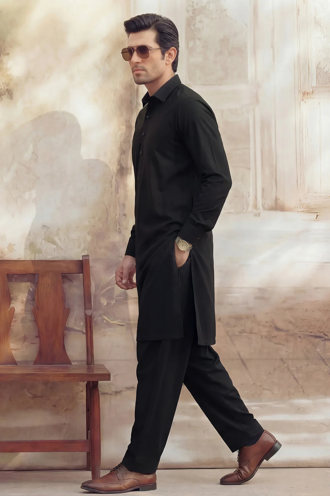 Unstitched Premium Blended Wear Suit - Image 4
