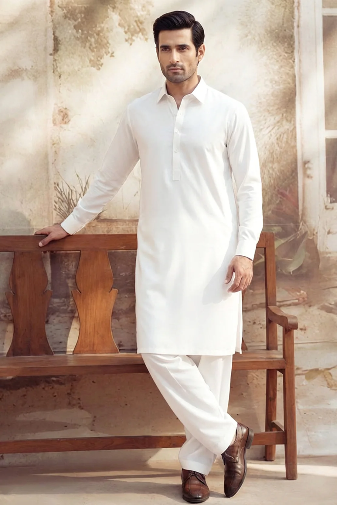 Unstitched Premium Blended Wear Suit - Image 3