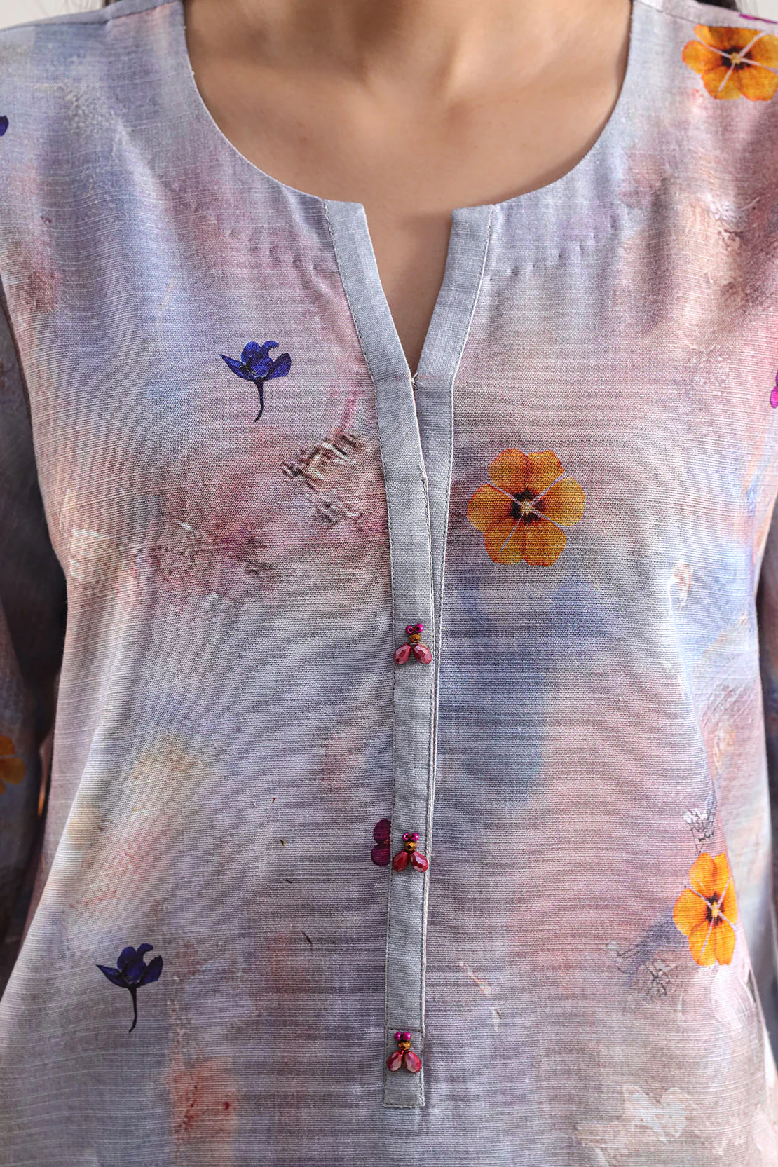 Unstitched Printed 3 Piece – in Lawn & Khaddar - Image 4