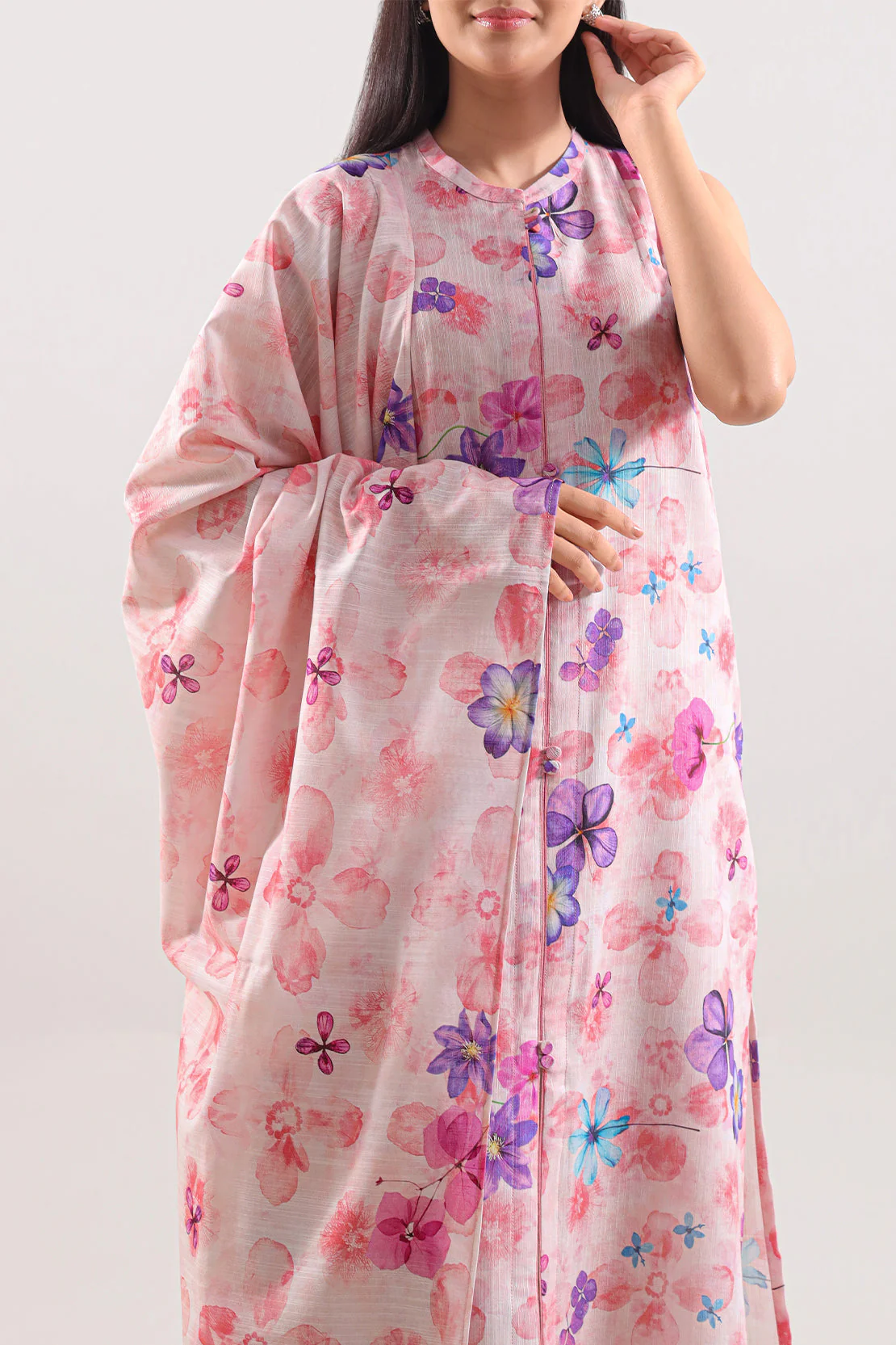 Unstitched Printed 3 Piece – in Lawn & Khaddar - Image 2