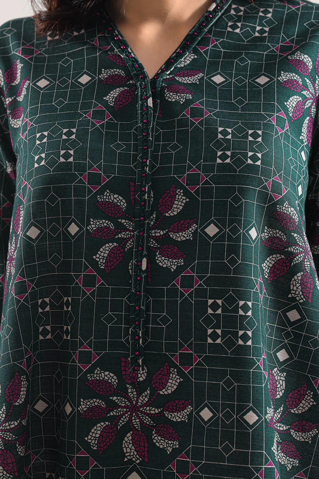 Unstitched Printed 3 Piece – in Lawn & Khaddar - Image 4